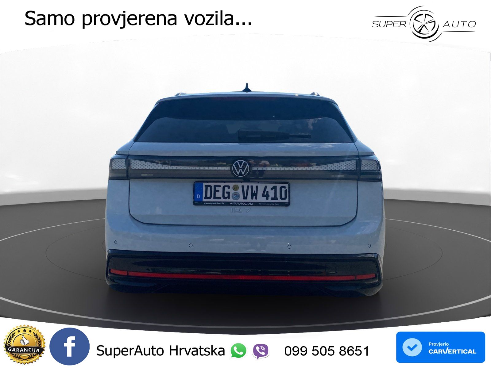 Volkswagen ID.7 Pro 82 kWh (286 KS)