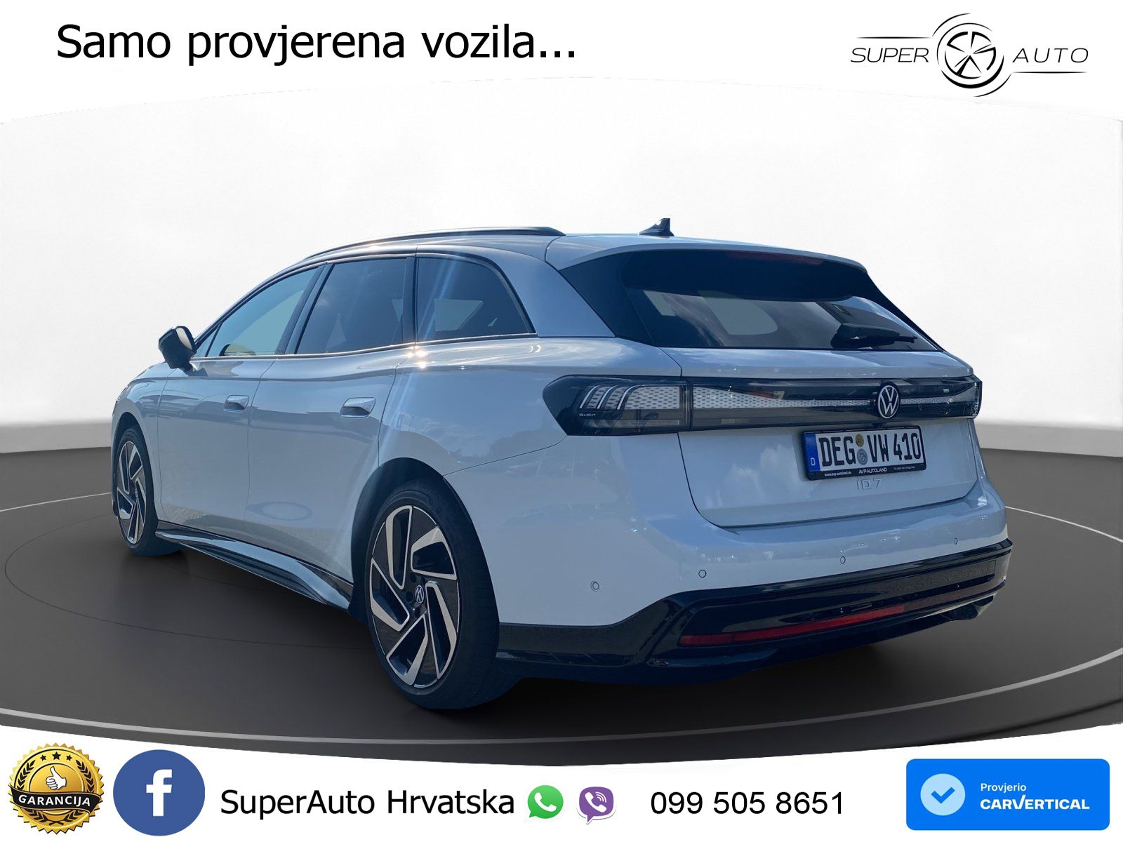 Volkswagen ID.7 Pro 82 kWh (286 KS)
