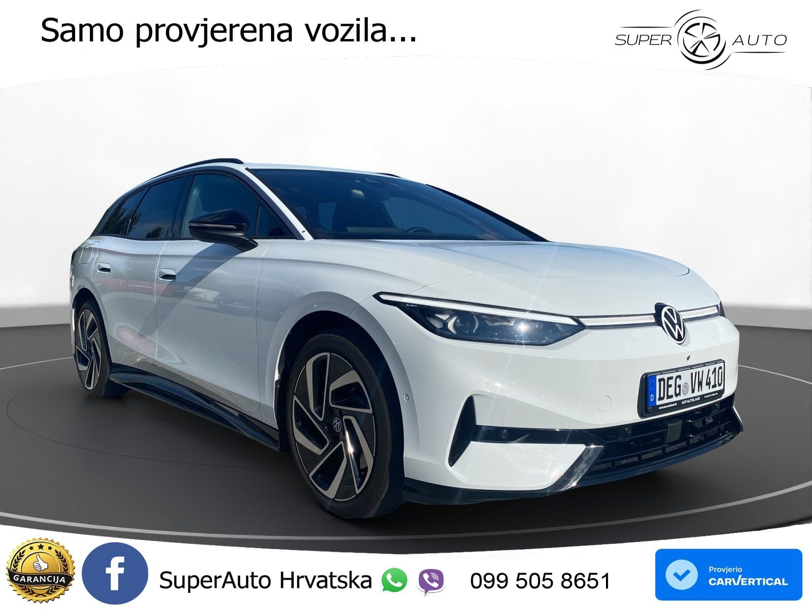 Volkswagen ID.7 Pro 82 kWh (286 KS)
