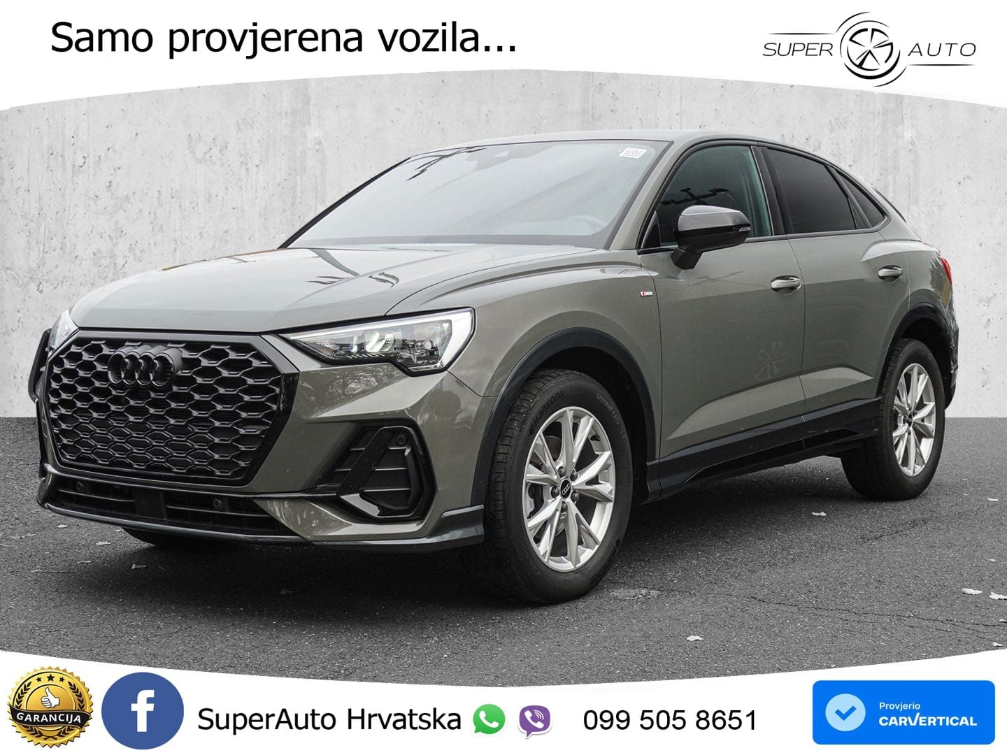 Audi Q3 Sportback 35 TDI (150 KS) S tronic S line