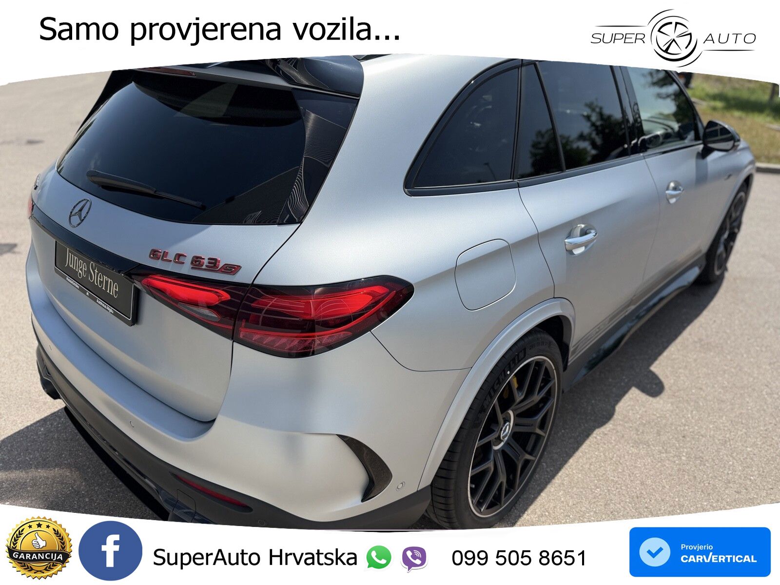 Mercedes AMG GLC 63 S E PERFORMANCE (680 KS) 4MATIC+ AMG SPEEDSHIFT MCT 9G LED+GR SJED+ACC