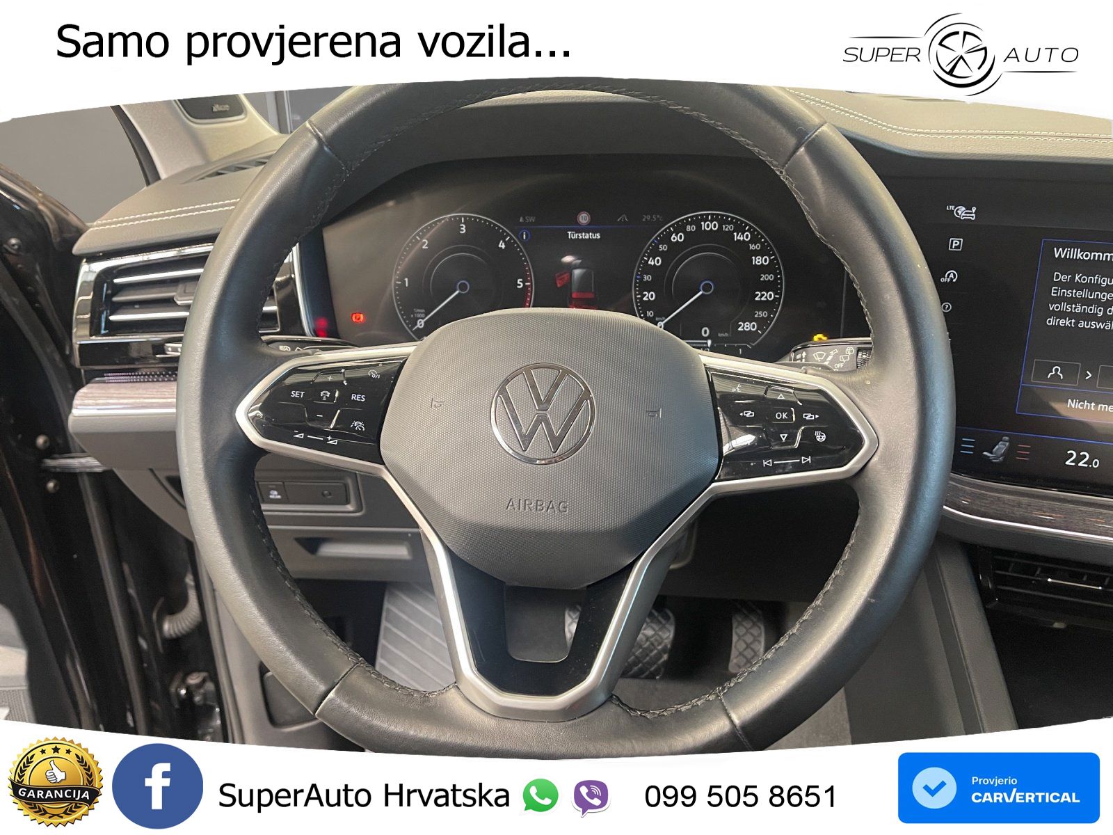 Volkswagen Touareg 3.0 V6 TDI (231 KS) 4MOTION Tiptronic ZRAČNI+ACC+4xGR SJED+KAM