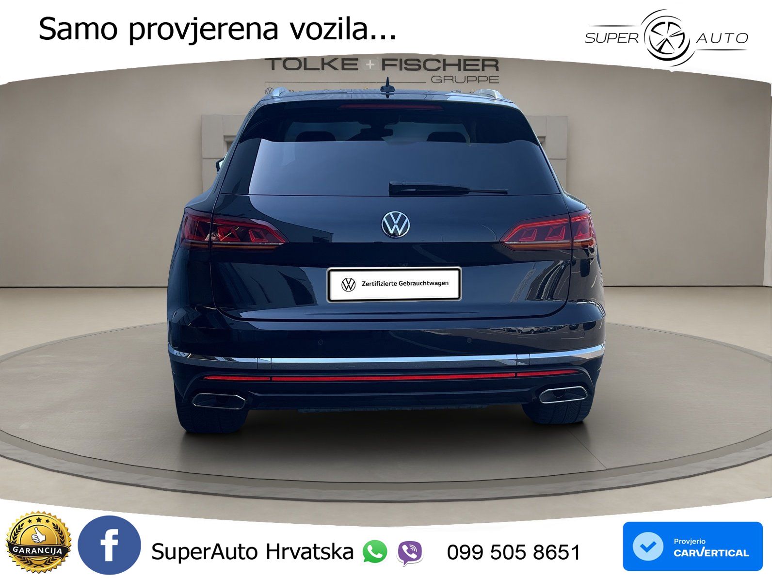 Volkswagen Touareg 3.0 V6 TDI (231 KS) 4MOTION Tiptronic ZRAČNI+ACC+4xGR SJED+KAM