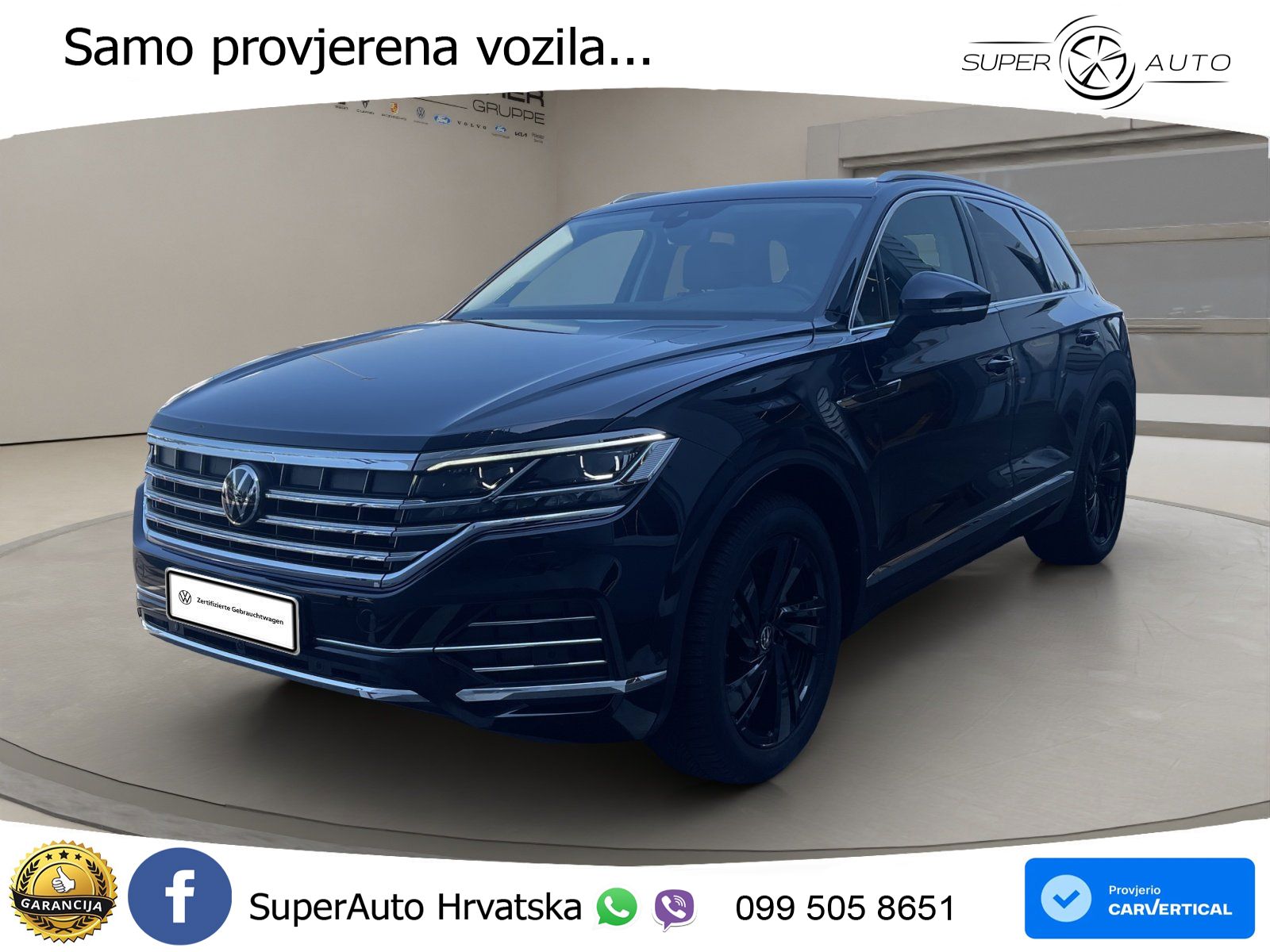 Volkswagen Touareg 3.0 V6 TDI (231 KS) 4MOTION Tiptronic ZRAČNI+ACC+4xGR SJED+KAM