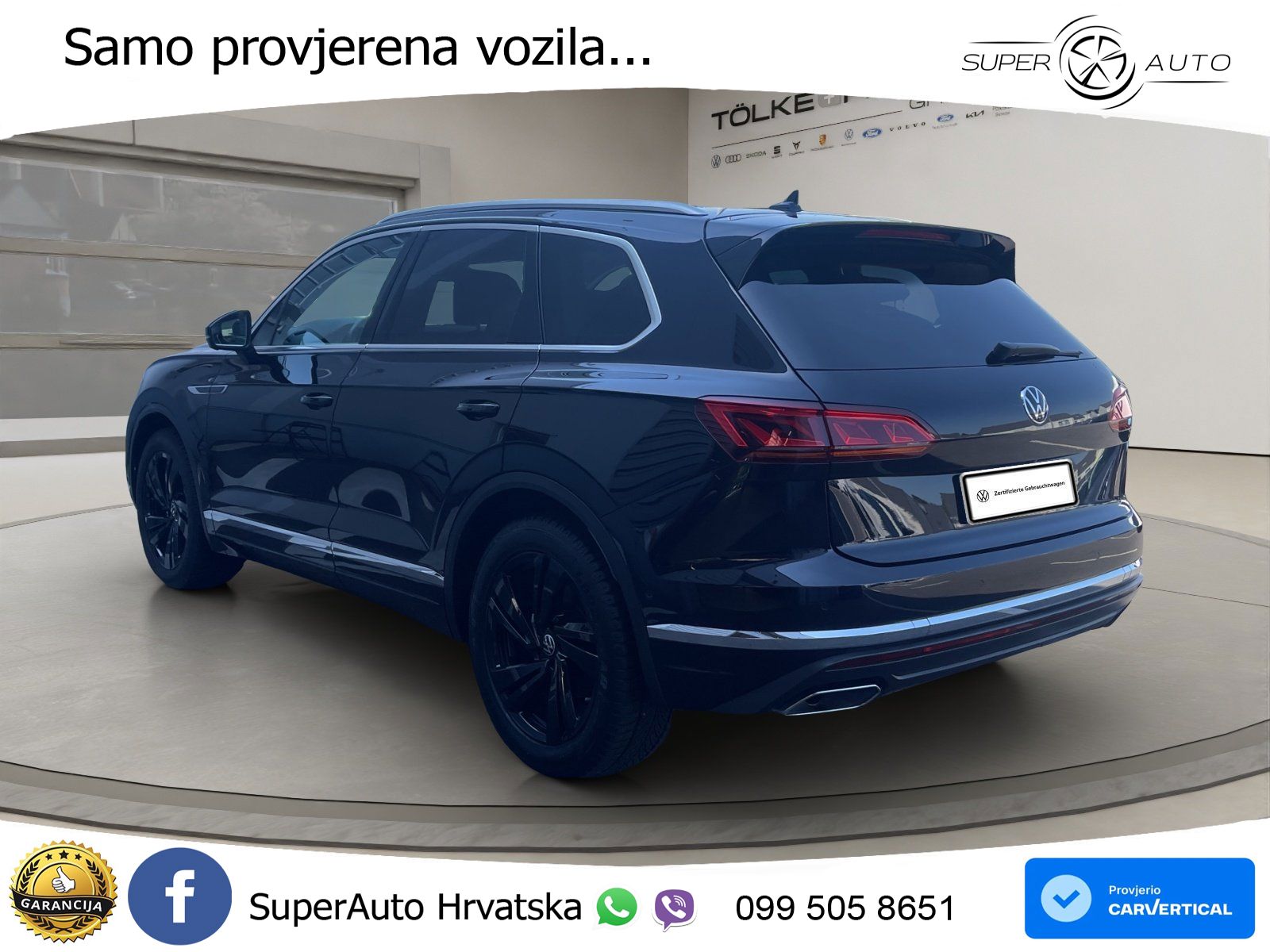 Volkswagen Touareg 3.0 V6 TDI (231 KS) 4MOTION Tiptronic ZRAČNI+ACC+4xGR SJED+KAM