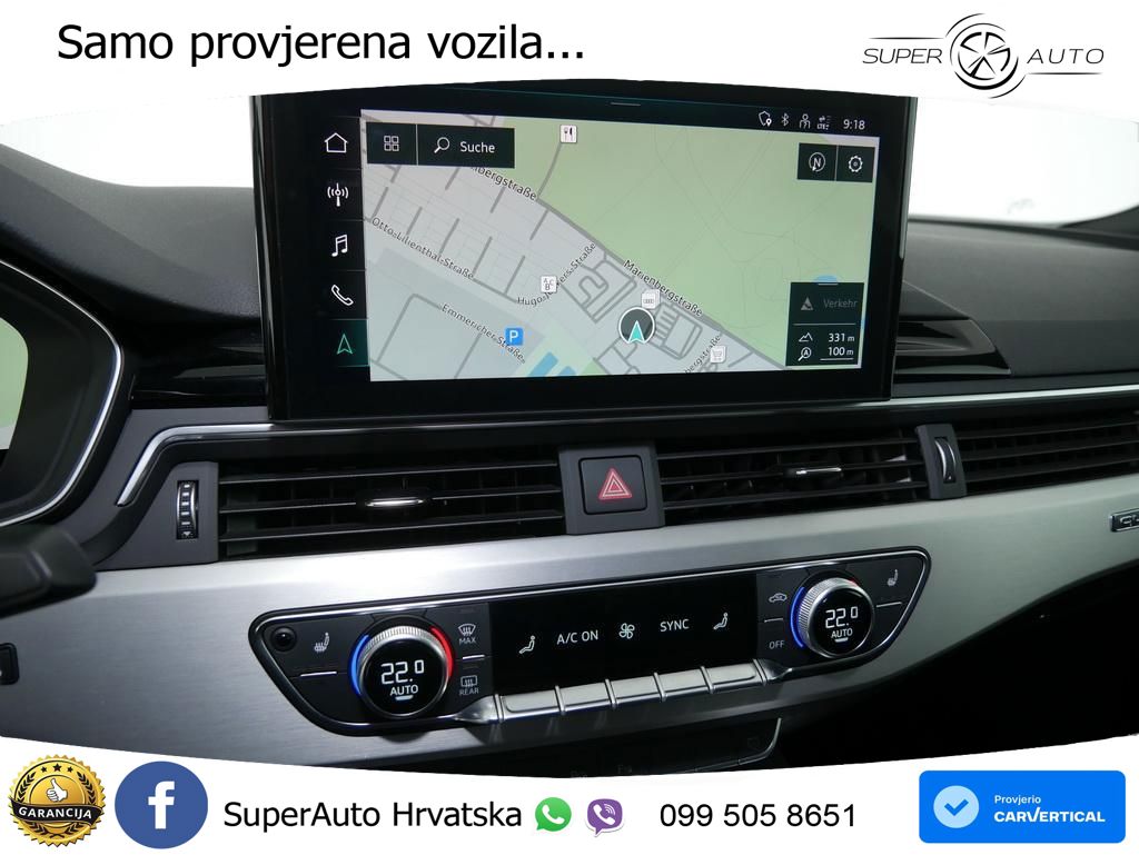 Audi A5 Sportback 45 TFSI (265 KS) quattro S tronic S line ACC+GR SJED+360+PANO
