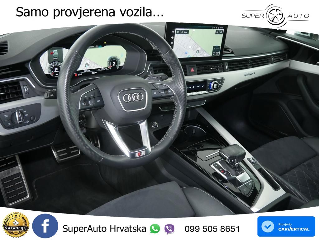 Audi A5 Sportback 45 TFSI (265 KS) quattro S tronic S line ACC+GR SJED+360+PANO