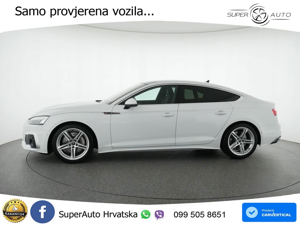 Audi A5 Sportback 45 TFSI (265 KS) quattro S tronic S line ACC+GR SJED+360+PANO