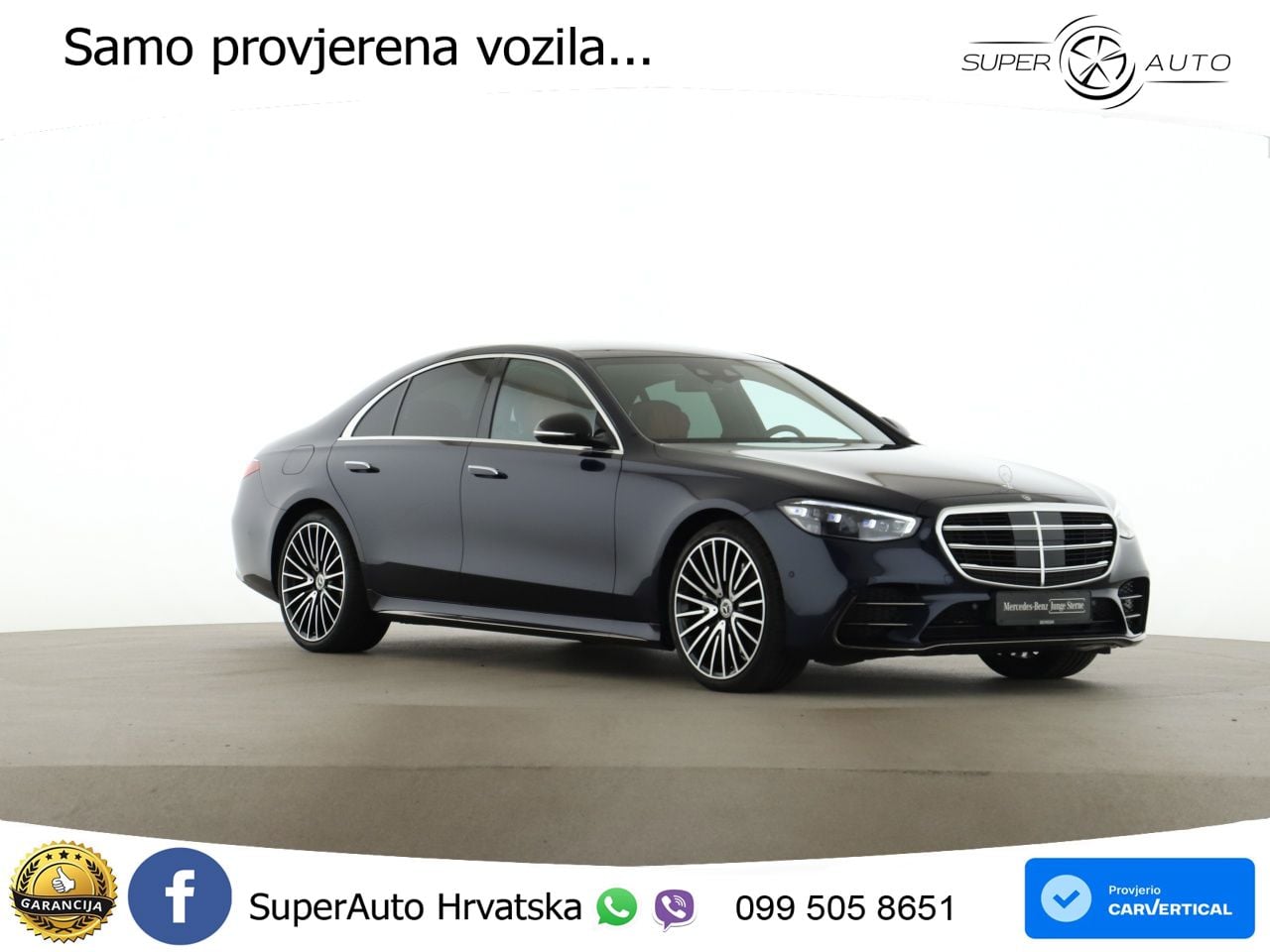 Mercedes S 350d (313 KS) EQ Boost 4MATIC 9G-TRONIC AMG ZRAČNI+ACC+4xGR SJED+KAM