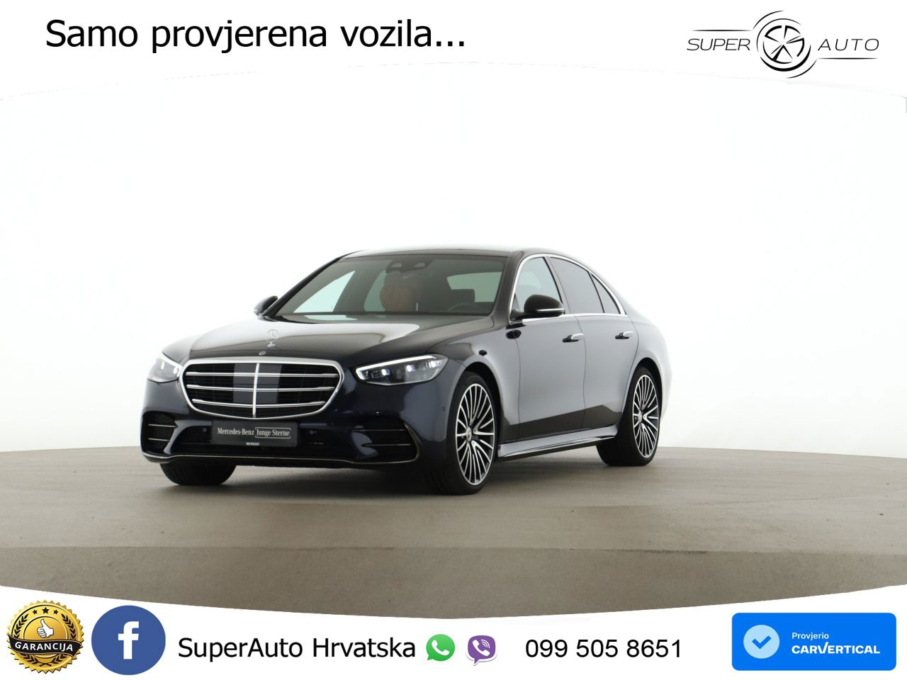 Mercedes S 350d (313 KS) EQ Boost 4MATIC 9G-TRONIC AMG ZRAČNI+ACC+4xGR SJED+KAM