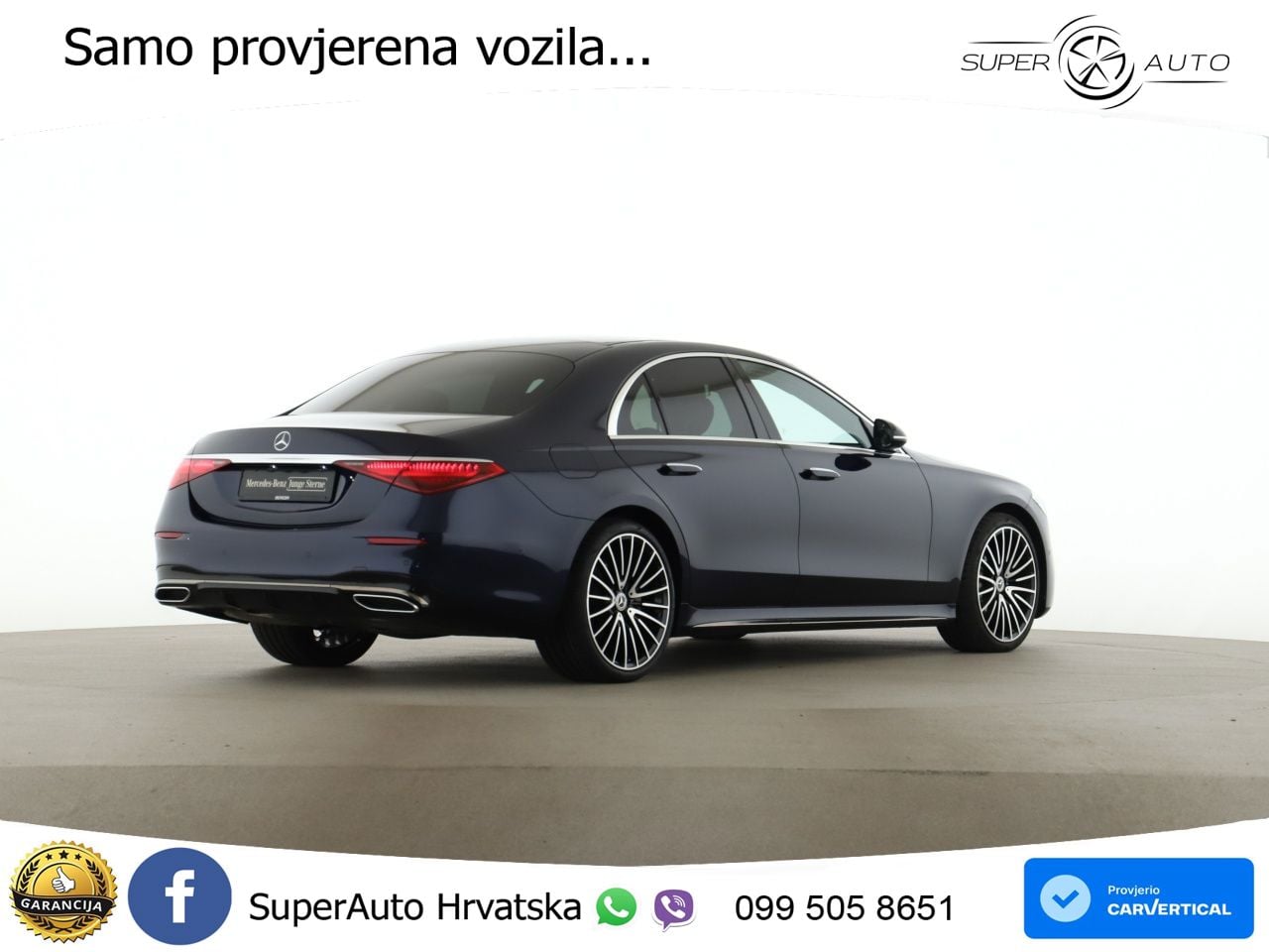 Mercedes S 350d (313 KS) EQ Boost 4MATIC 9G-TRONIC AMG ZRAČNI+ACC+4xGR SJED+KAM