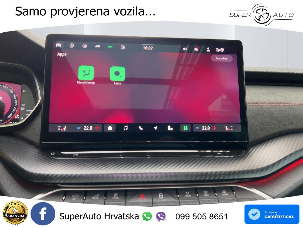 Škoda Octavia Combi RS 2.0 TSI (265 KS) DSG LED+GR SJED+ACC