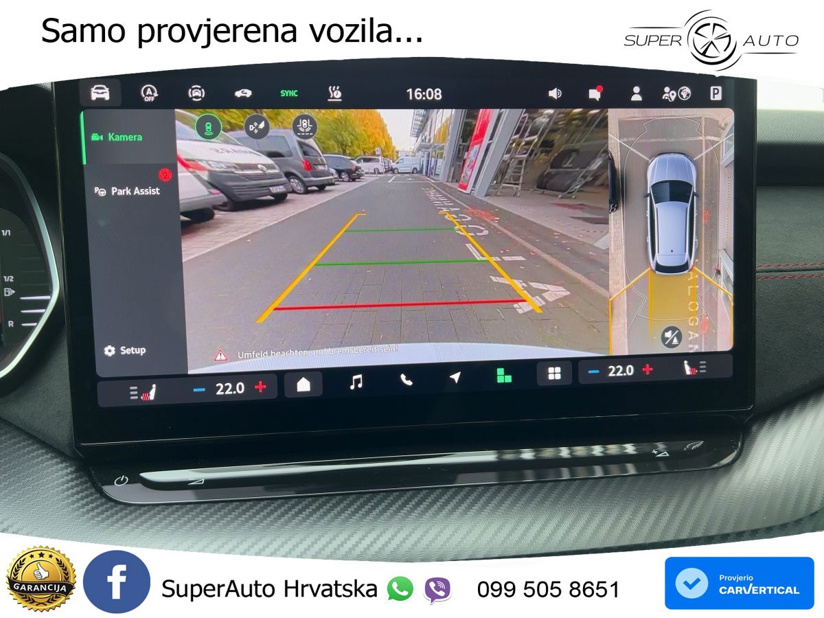 Škoda Octavia Combi RS 2.0 TSI (265 KS) DSG LED+GR SJED+ACC