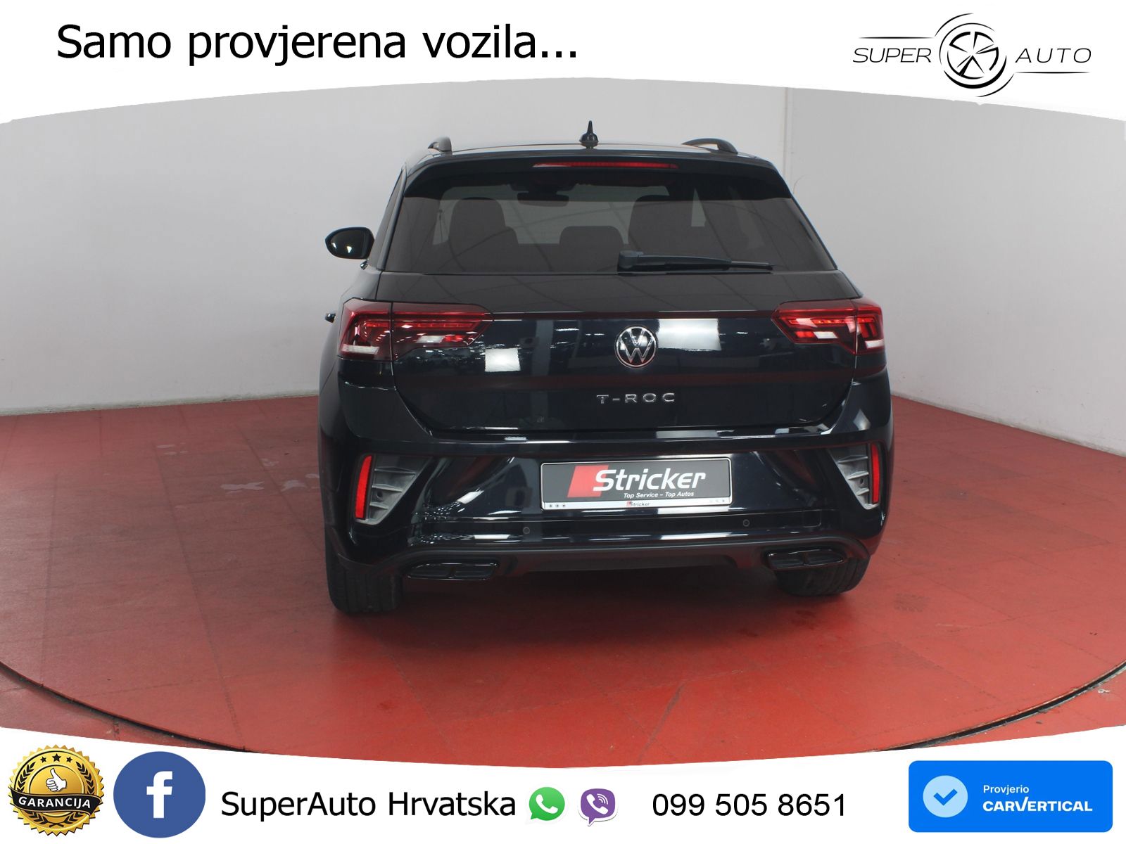 Volkswagen T-Roc 1.5 TSI (150 KS) DSG R-Line LED+GR SJED+ACC