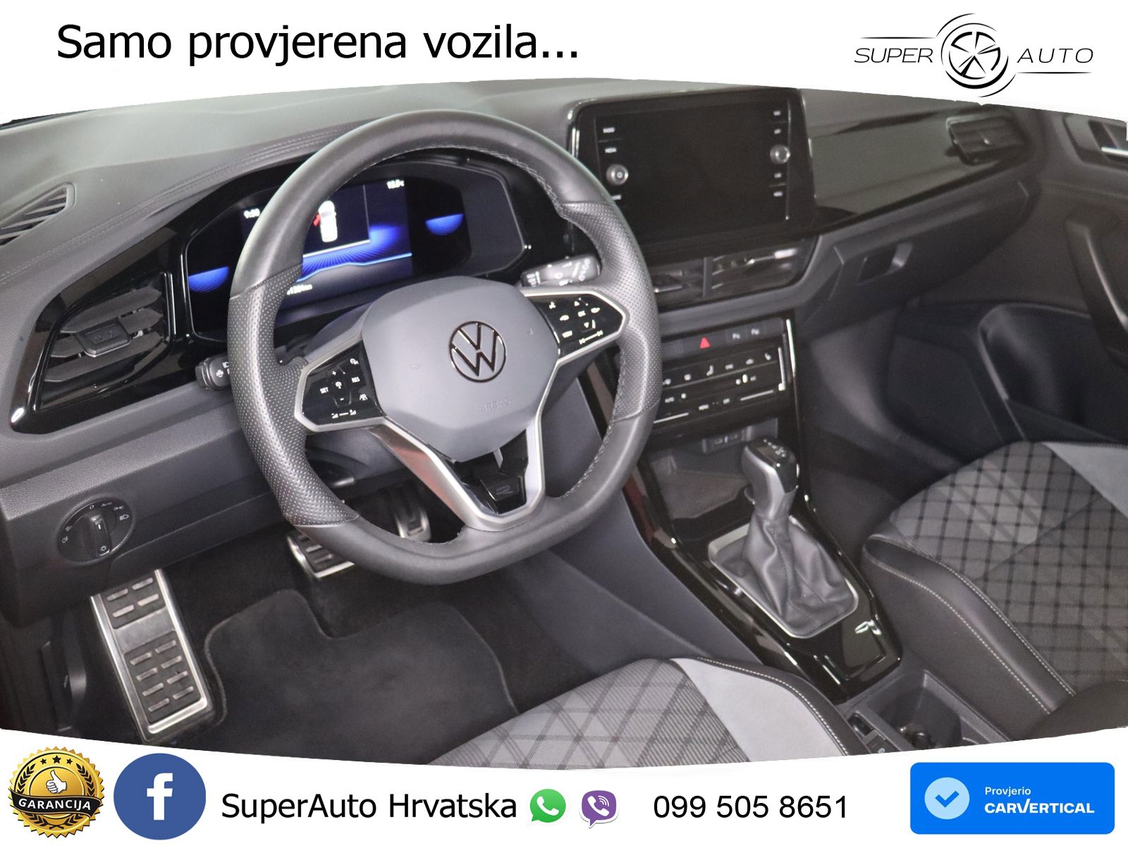 Volkswagen T-Roc 1.5 TSI (150 KS) DSG R-Line LED+GR SJED+ACC