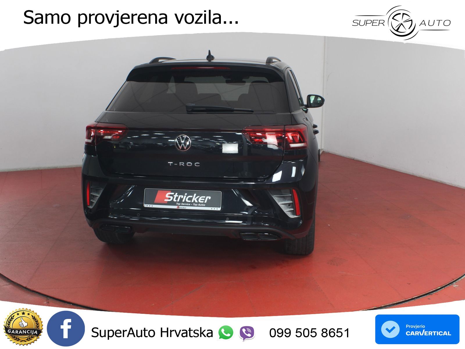 Volkswagen T-Roc 1.5 TSI (150 KS) DSG R-Line LED+GR SJED+ACC