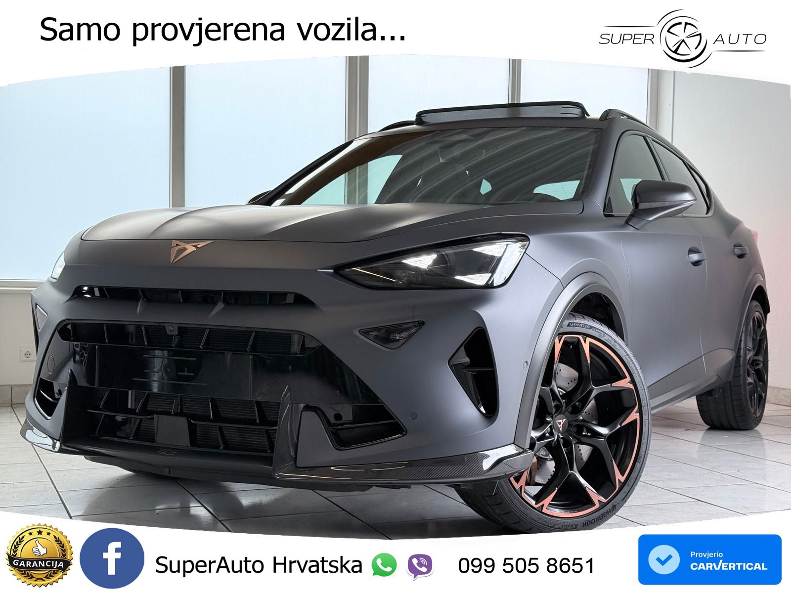 Cupra Formentor VZ5 2.5 TSI (390 KS) 4Drive DSG MATRIX+GR SJED+KAM