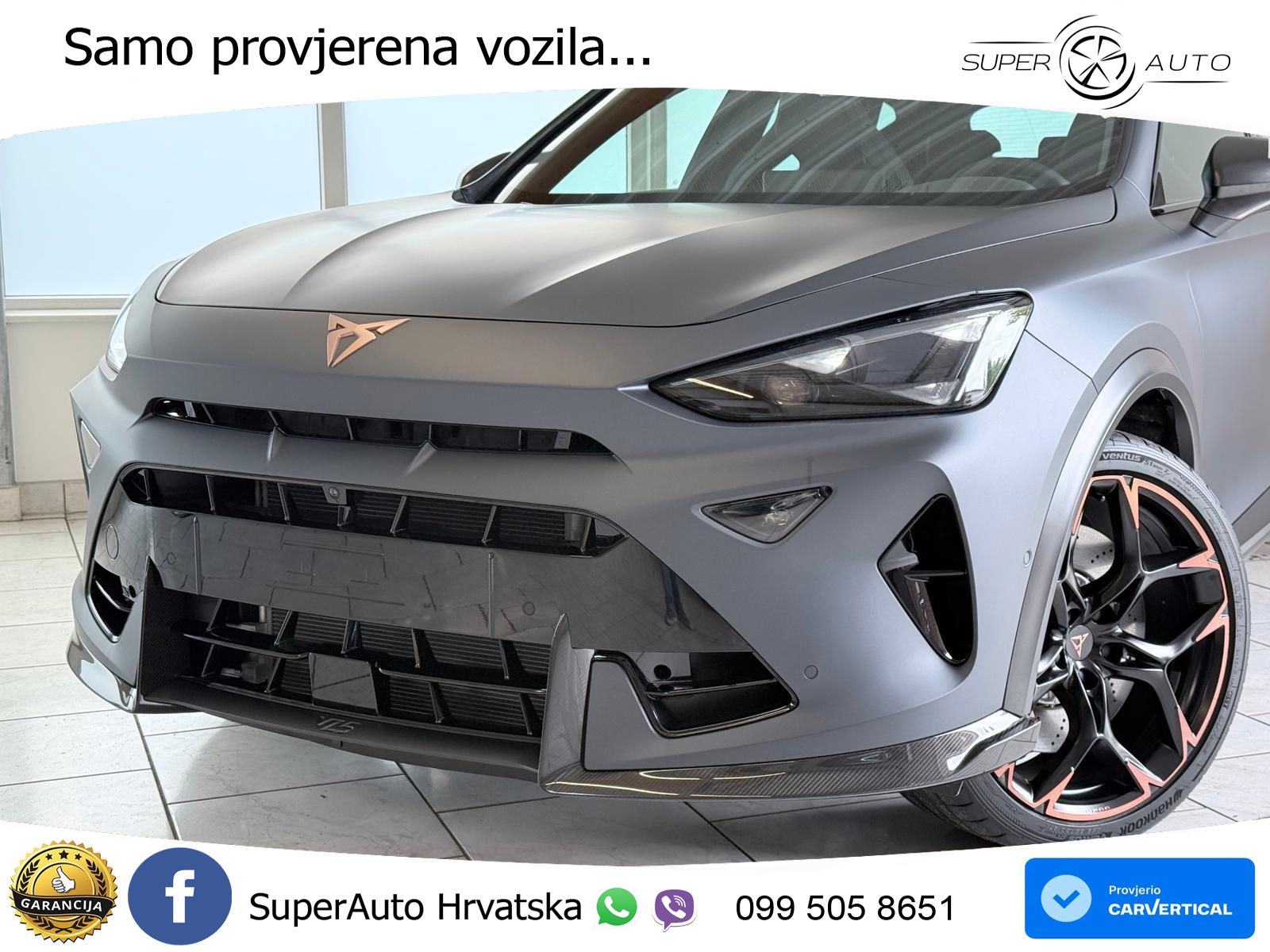 Cupra Formentor VZ5 2.5 TSI (390 KS) 4Drive DSG MATRIX+GR SJED+KAM