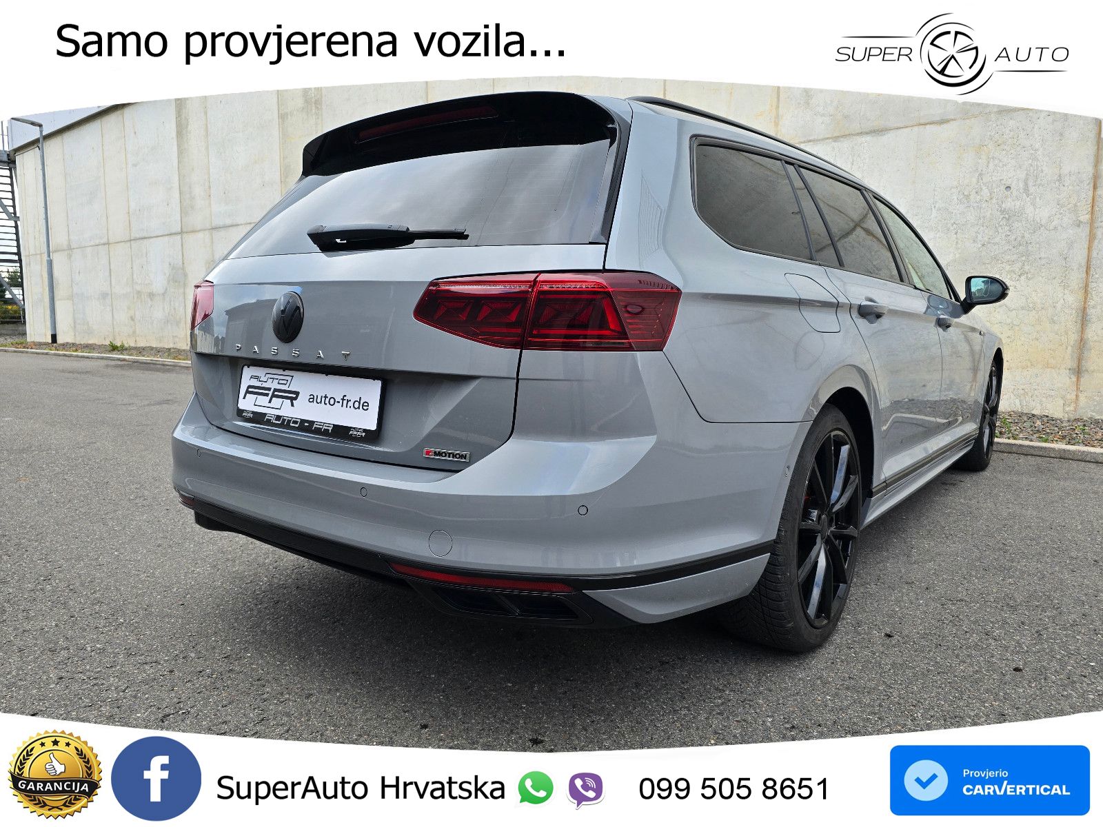 Volkswagen Passat Variant 2.0 TSI (272 KS) 4MOTION DSG R-Line LED+GR SJED+ACC