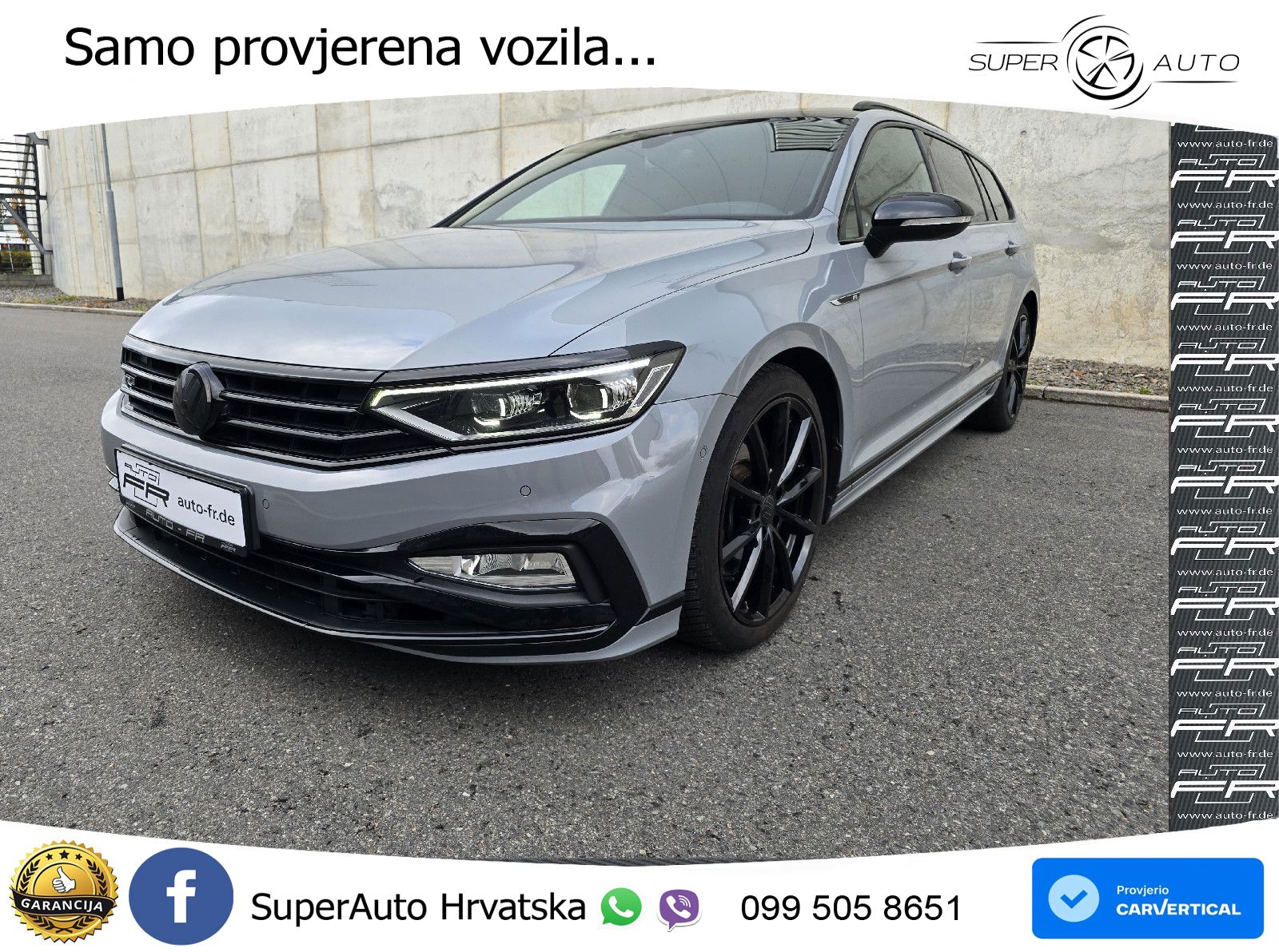 Volkswagen Passat Variant 2.0 TSI (272 KS) 4MOTION DSG R-Line LED+GR SJED+ACC