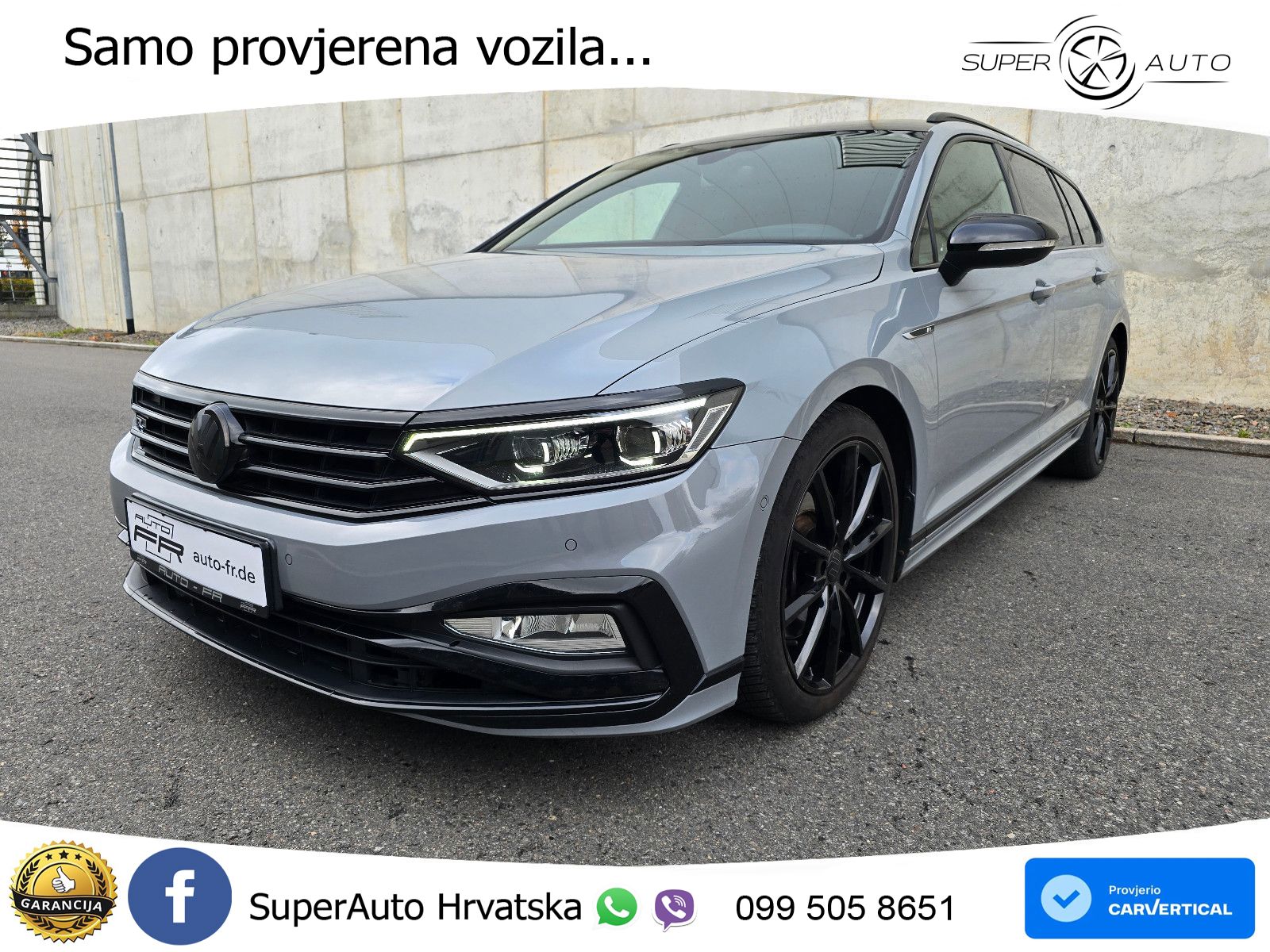 Volkswagen Passat Variant 2.0 TSI (272 KS) 4MOTION DSG R-Line LED+GR SJED+ACC