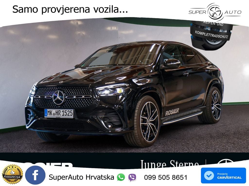 Mercedes GLE Coupe 450d (367 KS) EQ Boost 4MATIC 9G-TRONIC AMG ZRAČNI+ACC+GR SJED+KAM+PANO