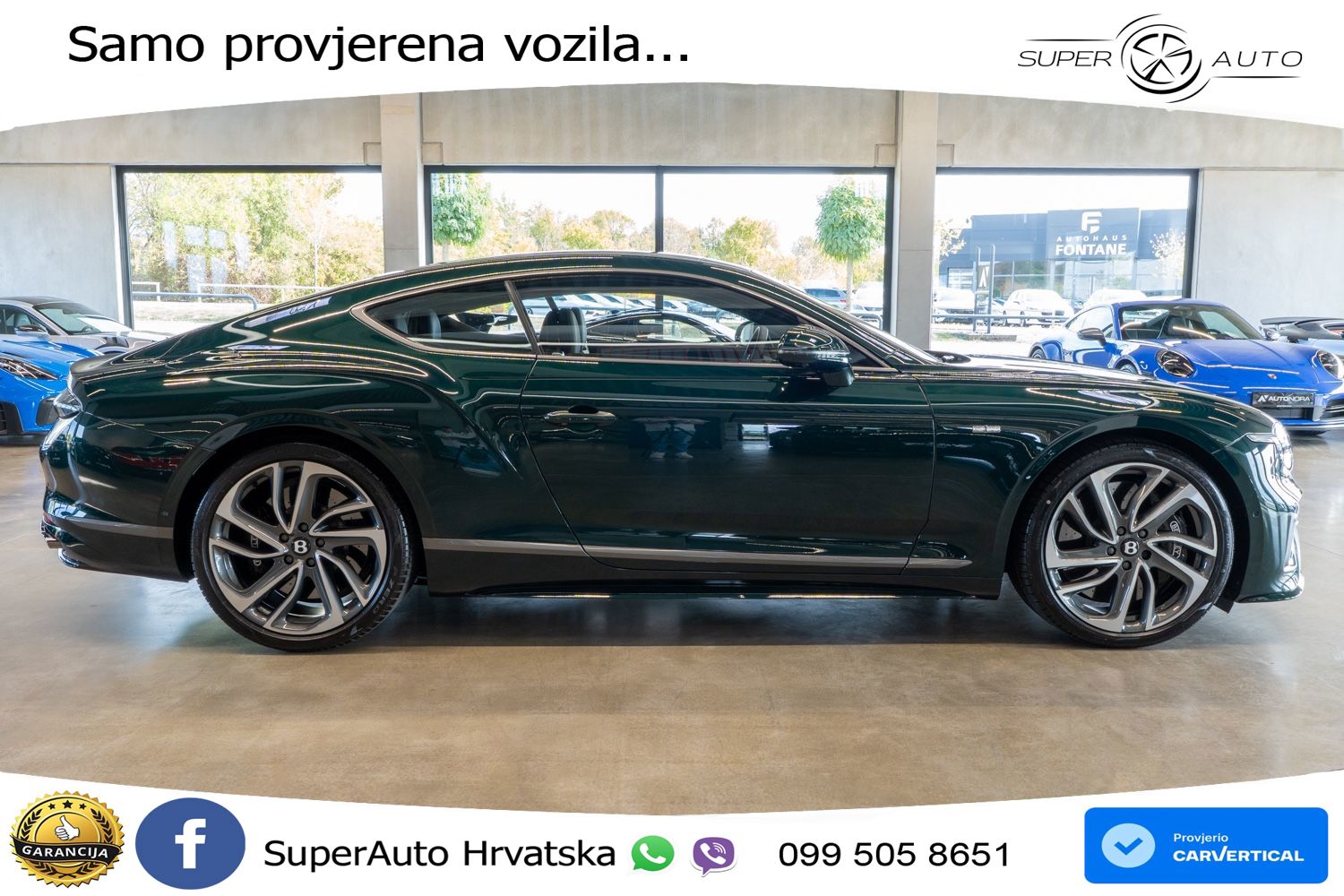 Bentley Continental GT IV 4.0 V8 TFSi (782 KS) AWD DCT LED+GR SJED+ACC