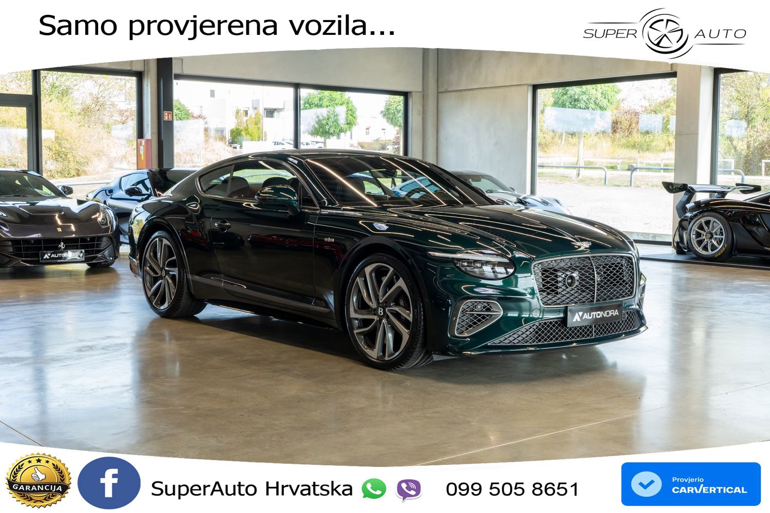 Bentley Continental GT IV 4.0 V8 TFSi (782 KS) AWD DCT LED+GR SJED+ACC