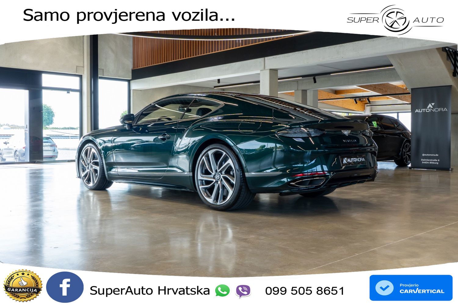 Bentley Continental GT IV 4.0 V8 TFSi (782 KS) AWD DCT LED+GR SJED+ACC