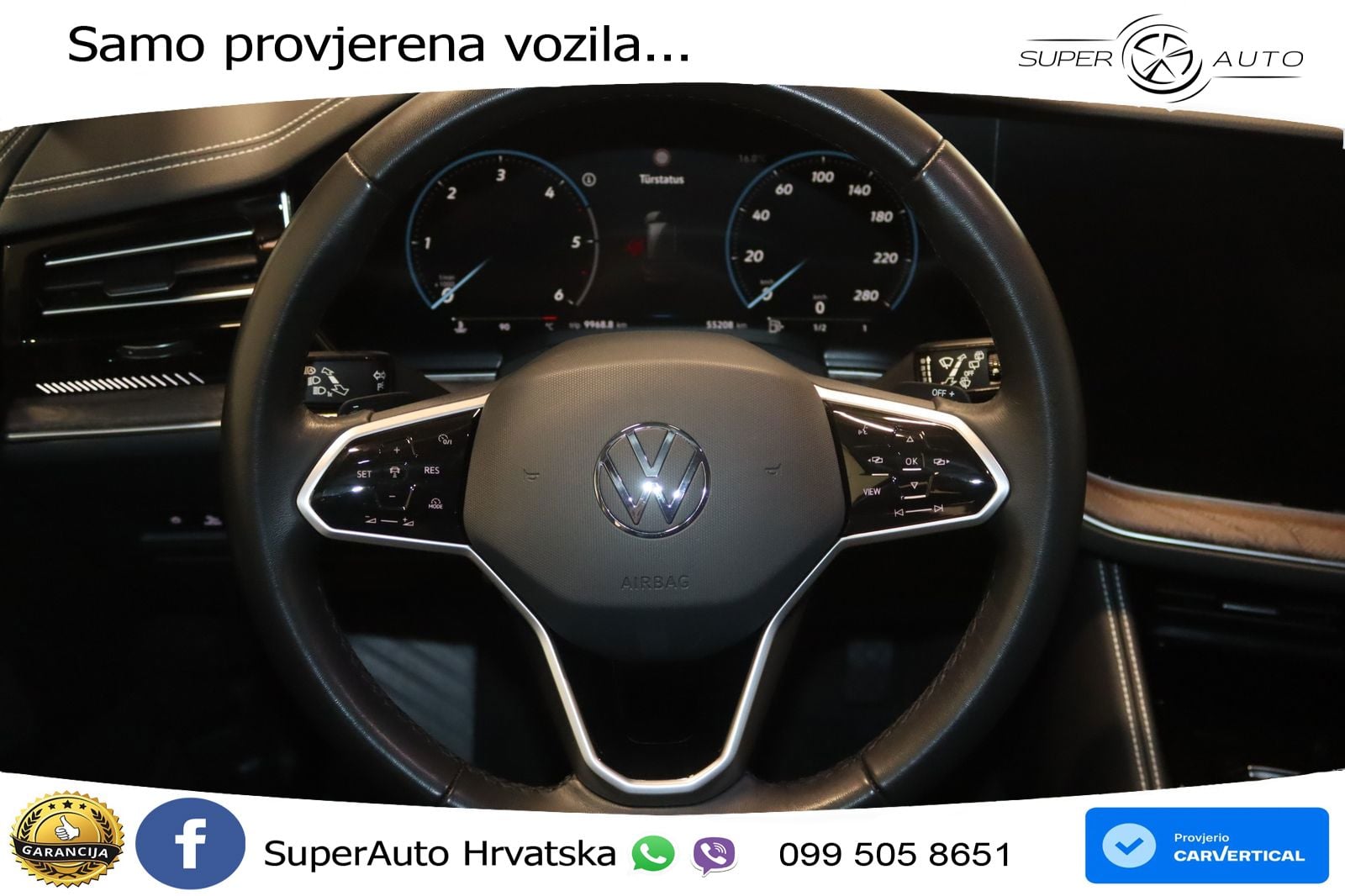 Volkswagen Touareg 3.0 V6 TDI (231 KS) 4MOTION Tiptronic ZRAČNI+ACC+GR SJED+KAM
