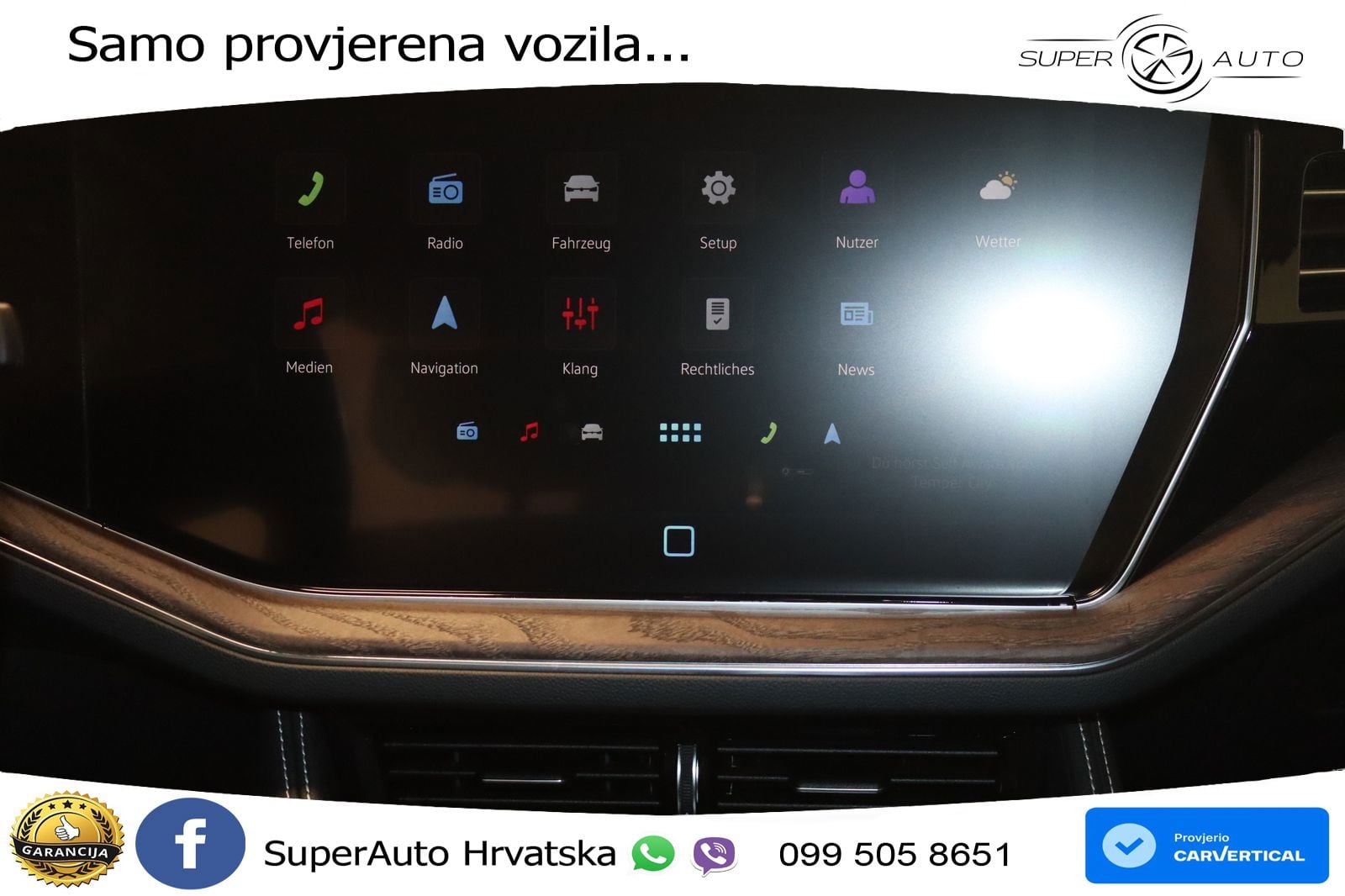 Volkswagen Touareg 3.0 V6 TDI (231 KS) 4MOTION Tiptronic ZRAČNI+ACC+GR SJED+KAM