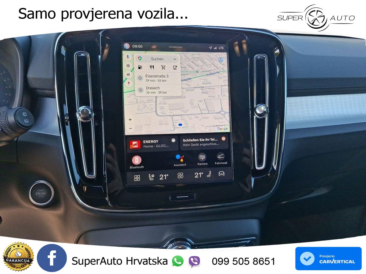 Volvo XC40 2.0 B3 163 KS Automatic ACC+GR SJED+360+PANO