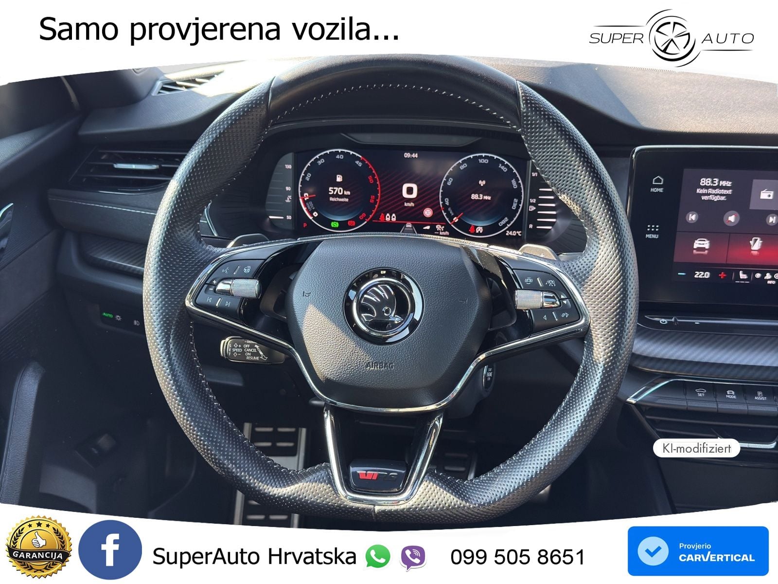 Škoda Octavia Combi RS 2.0 TDI (200 KS) DSG LED+GR SJED+ACC