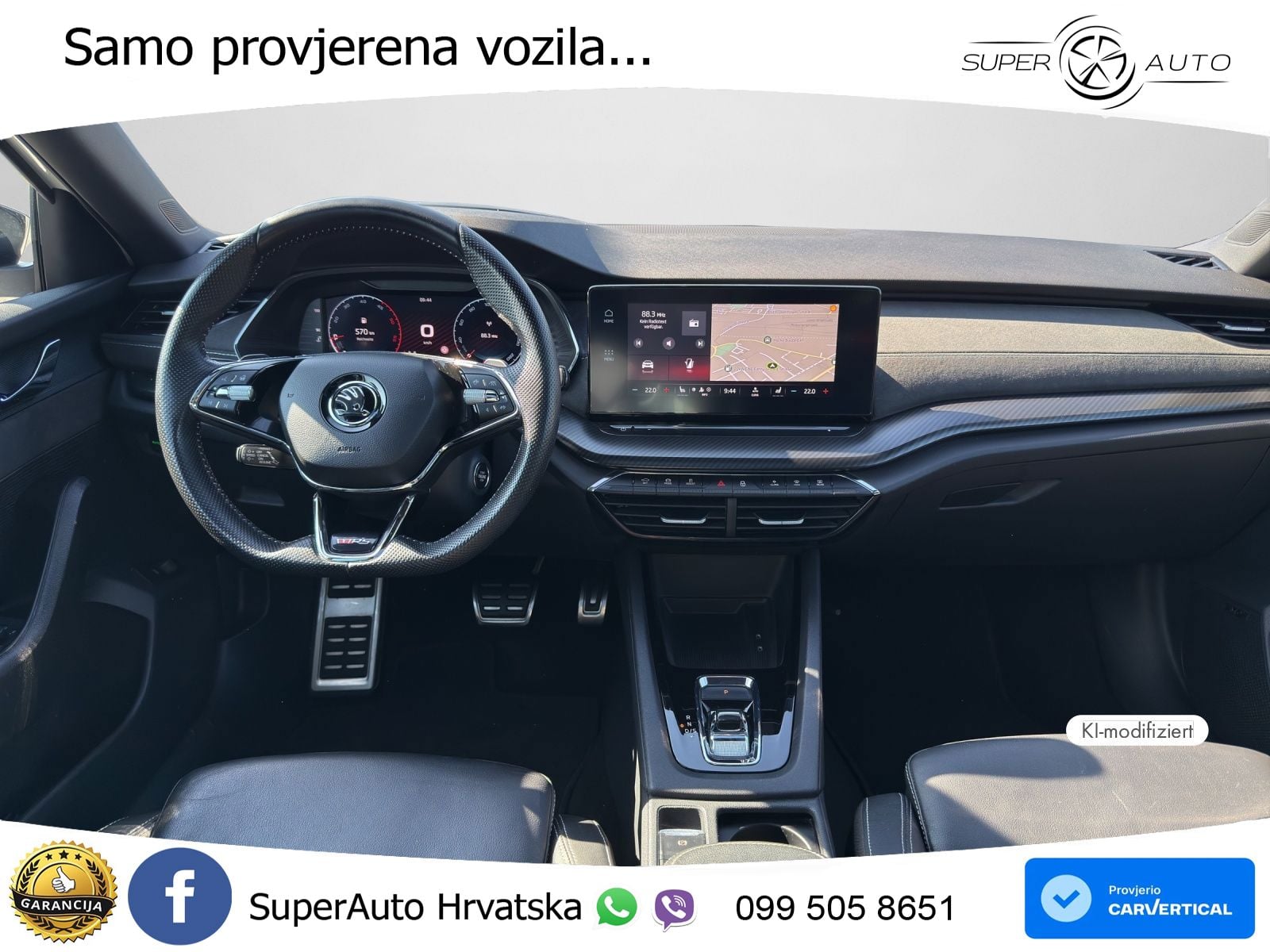Škoda Octavia Combi RS 2.0 TDI (200 KS) DSG LED+GR SJED+ACC