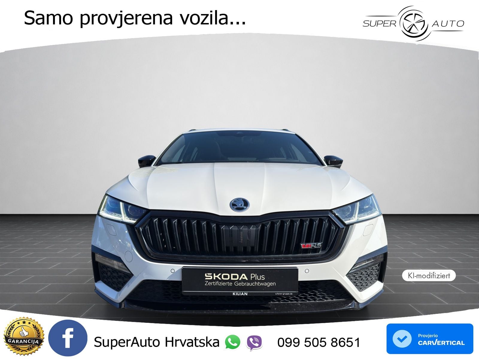 Škoda Octavia Combi RS 2.0 TDI (200 KS) DSG LED+GR SJED+ACC