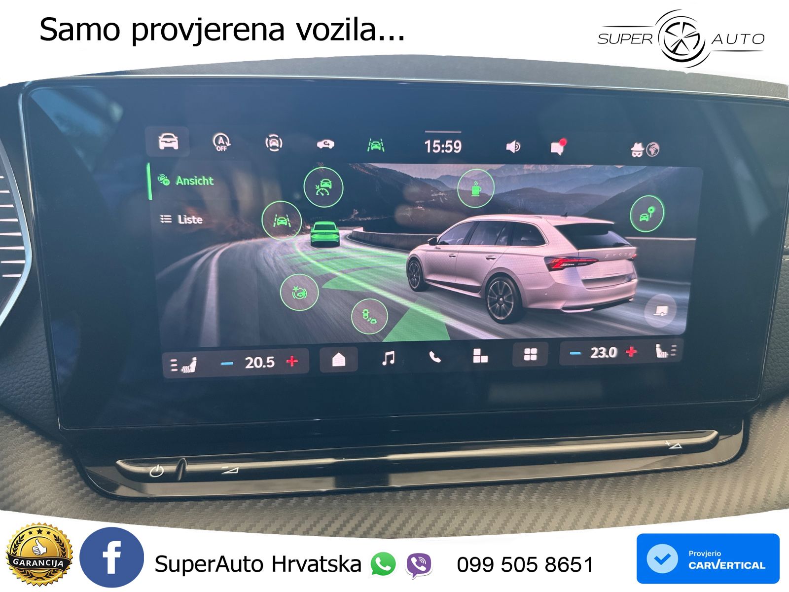 Škoda Octavia Combi 1.5 TSI (150 KS) DSG SportLine LED+GR SJED+ACC