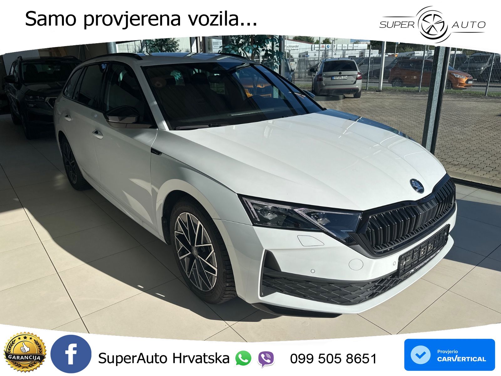 Škoda Octavia Combi 1.5 TSI (150 KS) DSG SportLine LED+GR SJED+ACC