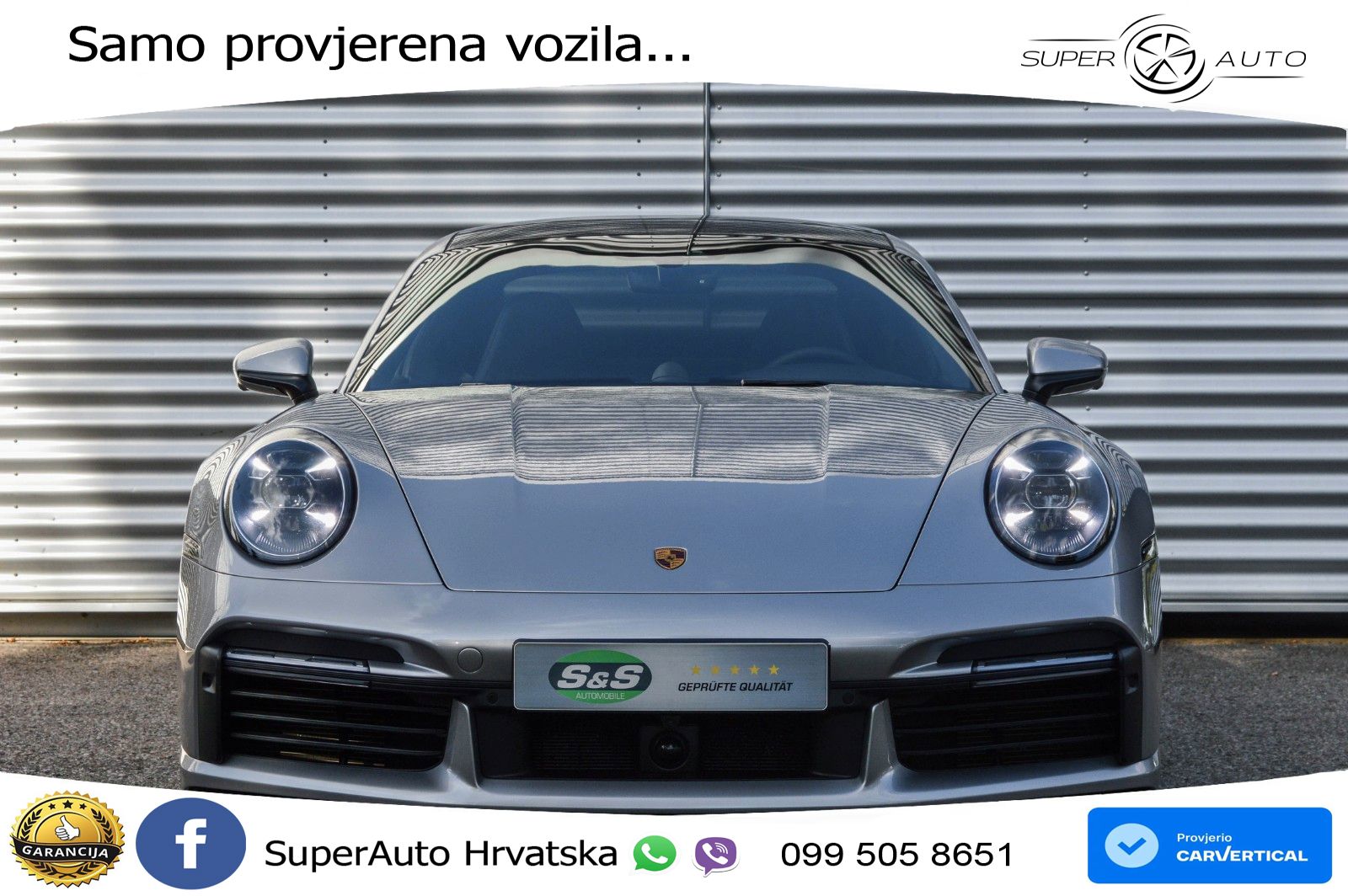 Porsche 911 Turbo S 3.8 (650 KS) PDK ACC+GR SJED+360+PANO