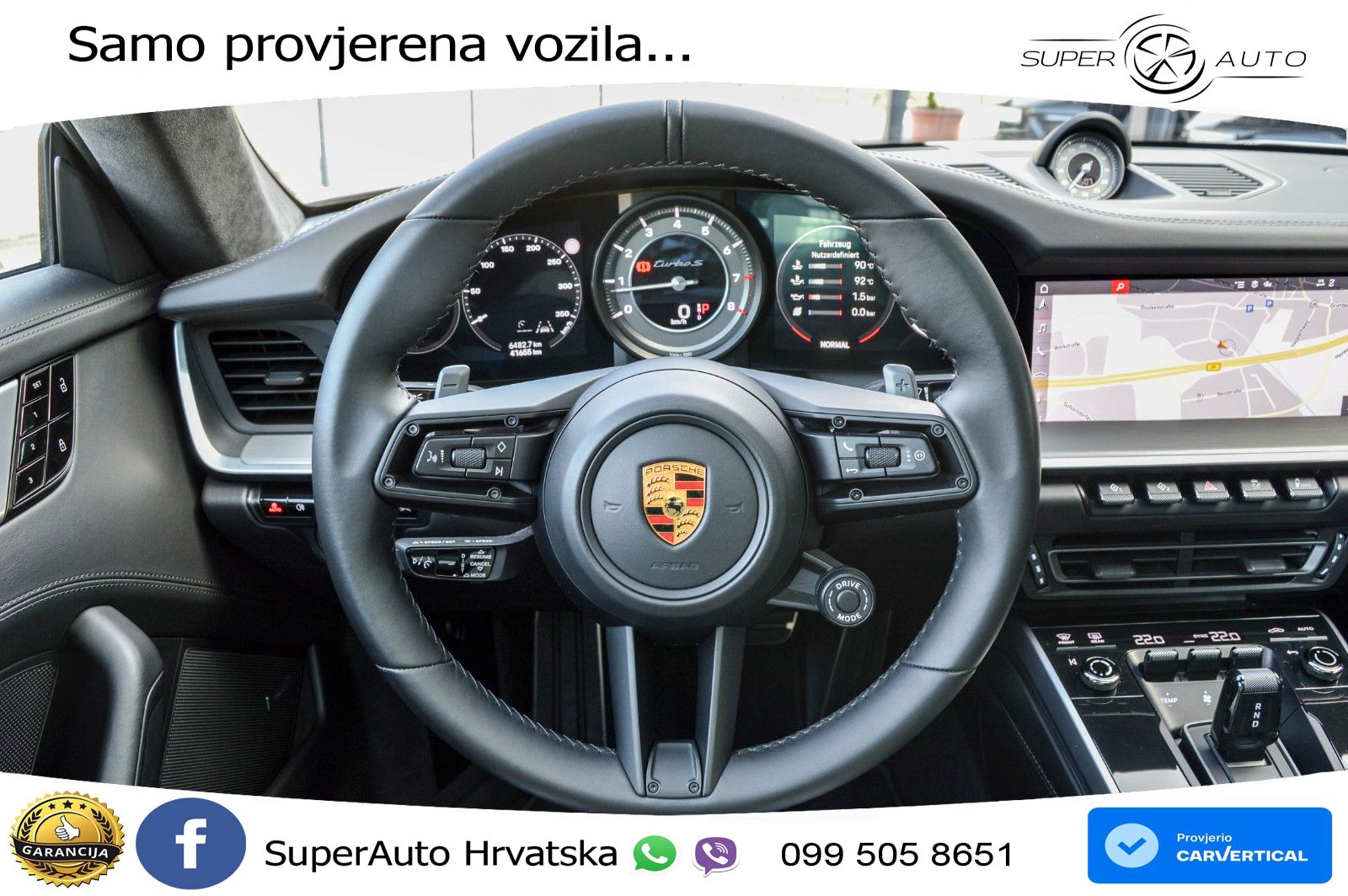 Porsche 911 Turbo S 3.8 (650 KS) PDK ACC+GR SJED+360+PANO