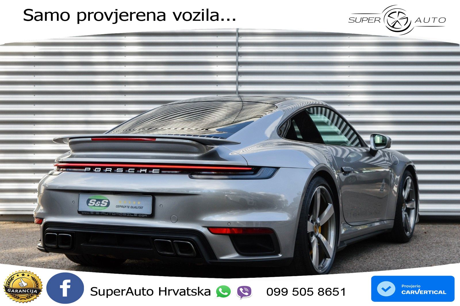 Porsche 911 Turbo S 3.8 (650 KS) PDK ACC+GR SJED+360+PANO