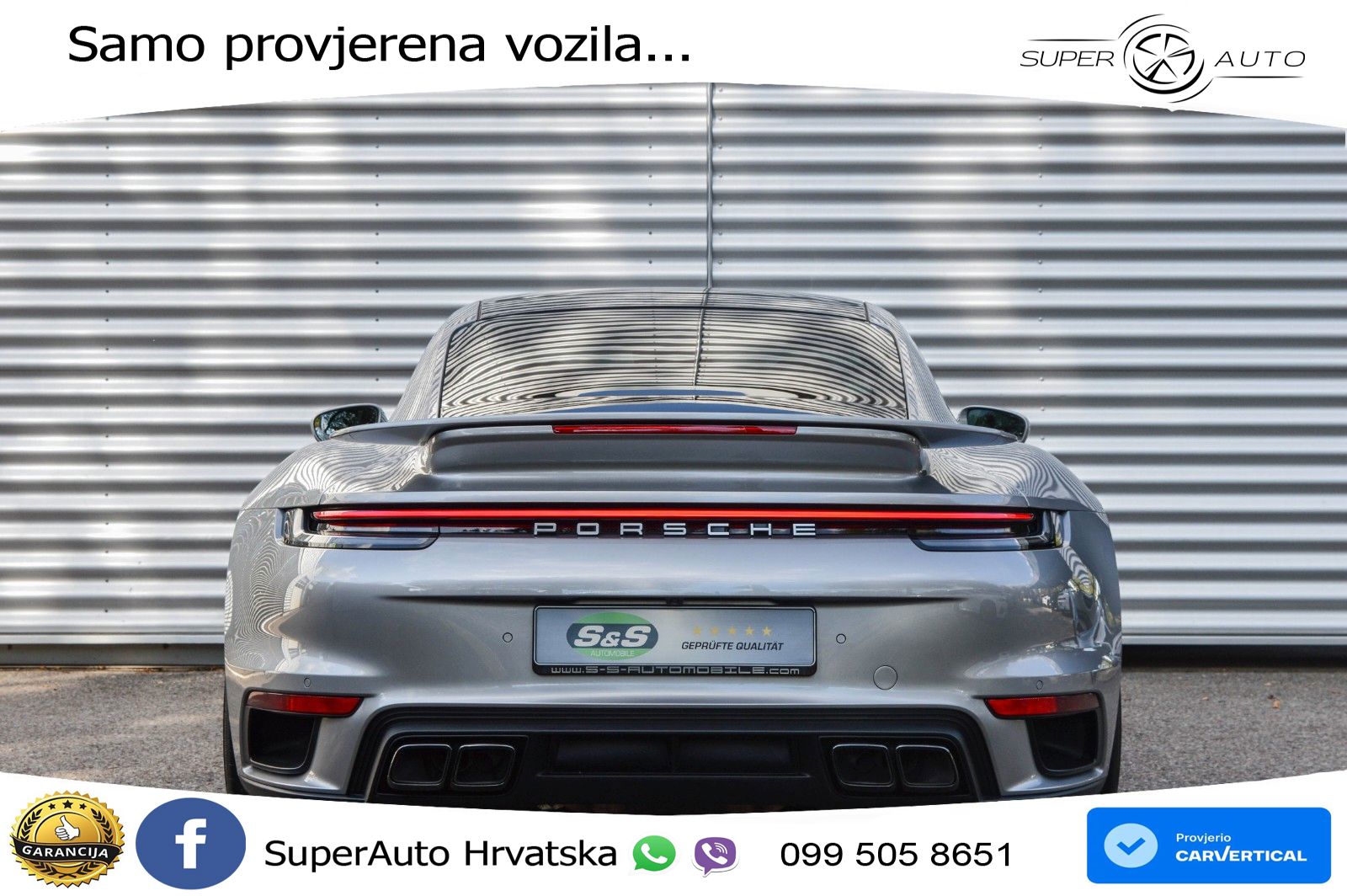 Porsche 911 Turbo S 3.8 (650 KS) PDK ACC+GR SJED+360+PANO