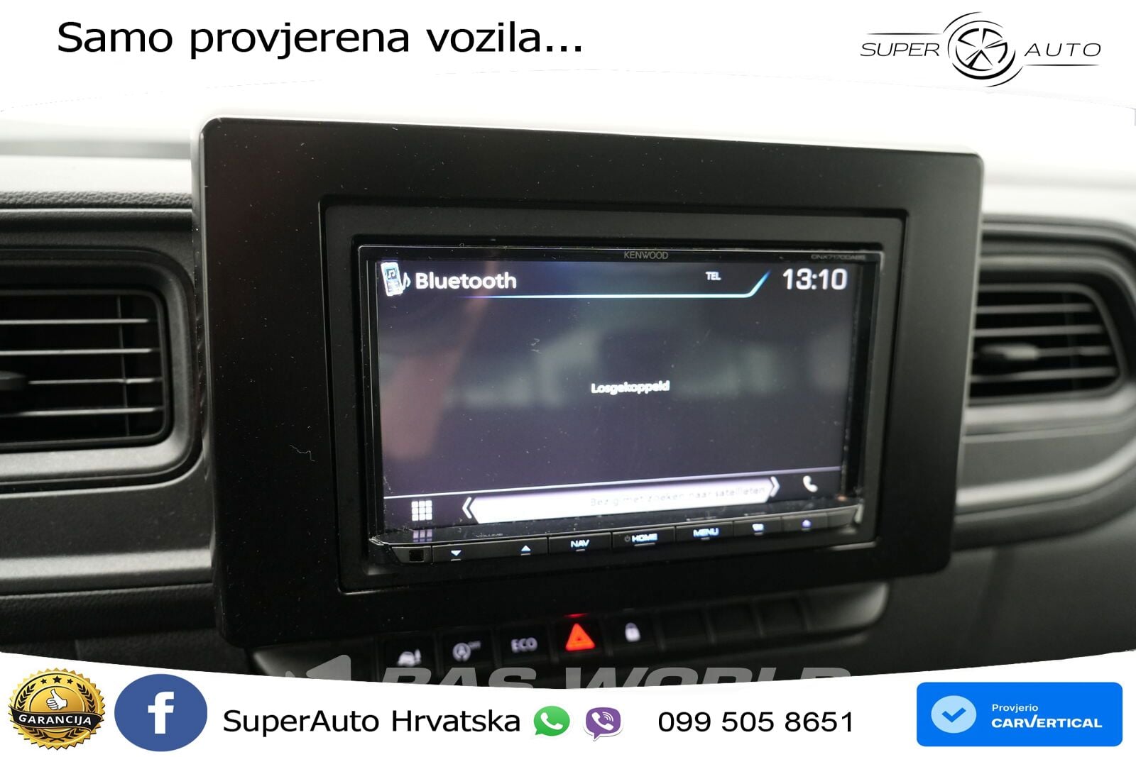 Renault Master 145PK Bakwagen Laadklep D'Hollandia Zijde 145 KS