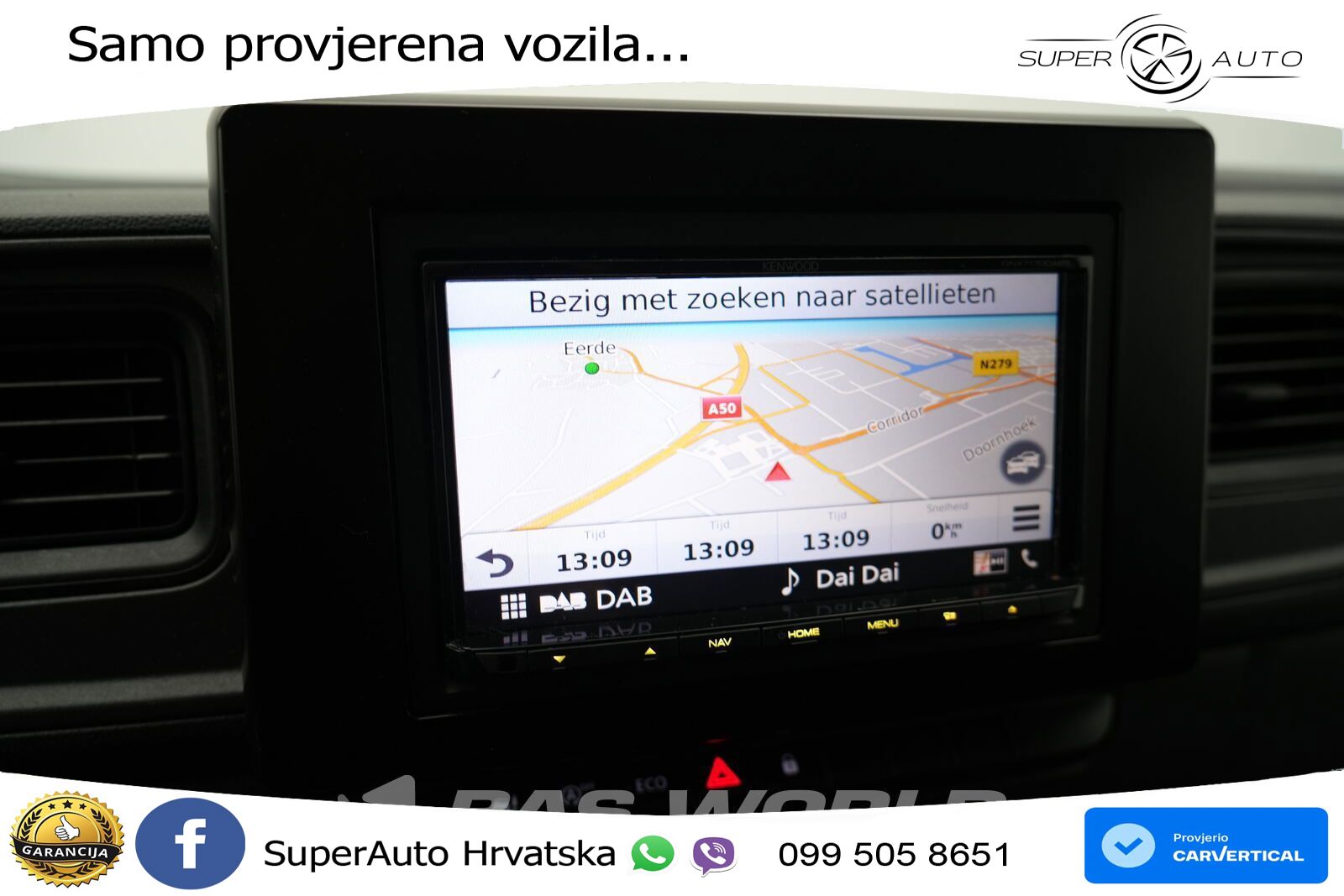 Renault Master 145PK Bakwagen Laadklep D'Hollandia Zijde 145 KS