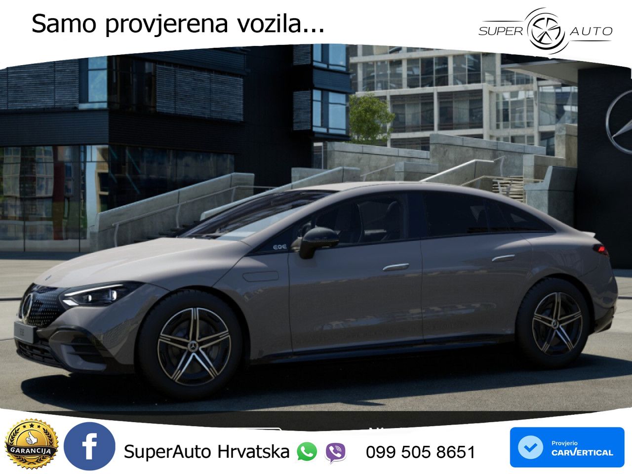 Mercedes EQE 350 98 kWh (292 KS) AMG LED+GR SJED+ACC