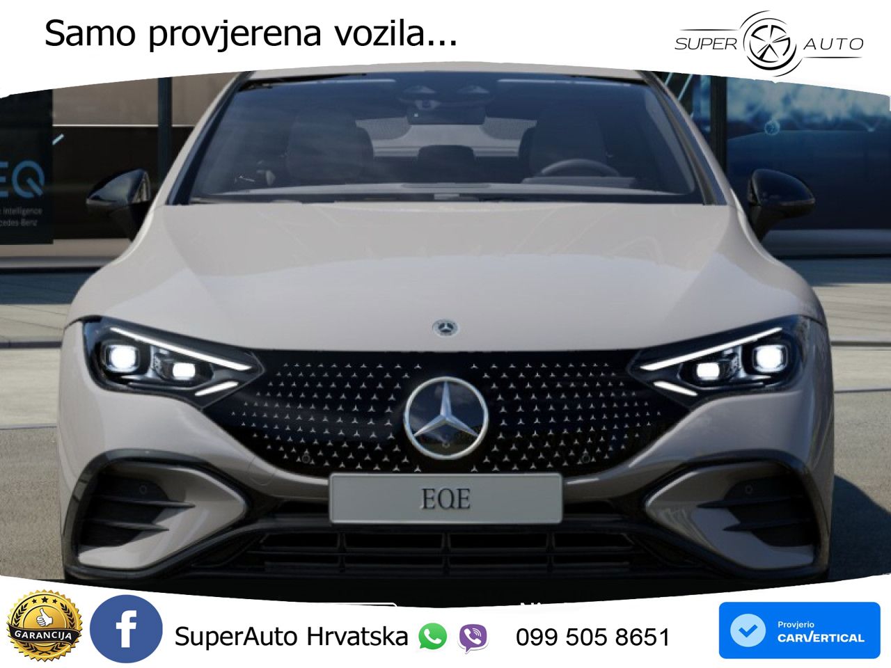 Mercedes EQE 350 98 kWh (292 KS) AMG LED+GR SJED+ACC