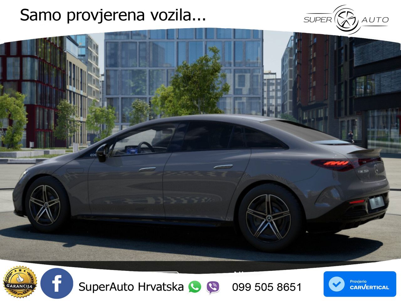 Mercedes EQE 350 98 kWh (292 KS) AMG LED+GR SJED+ACC