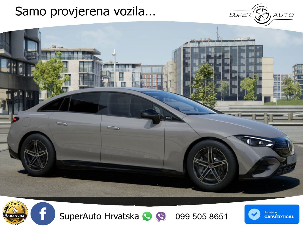 Mercedes EQE 350 98 kWh (292 KS) AMG LED+GR SJED+ACC