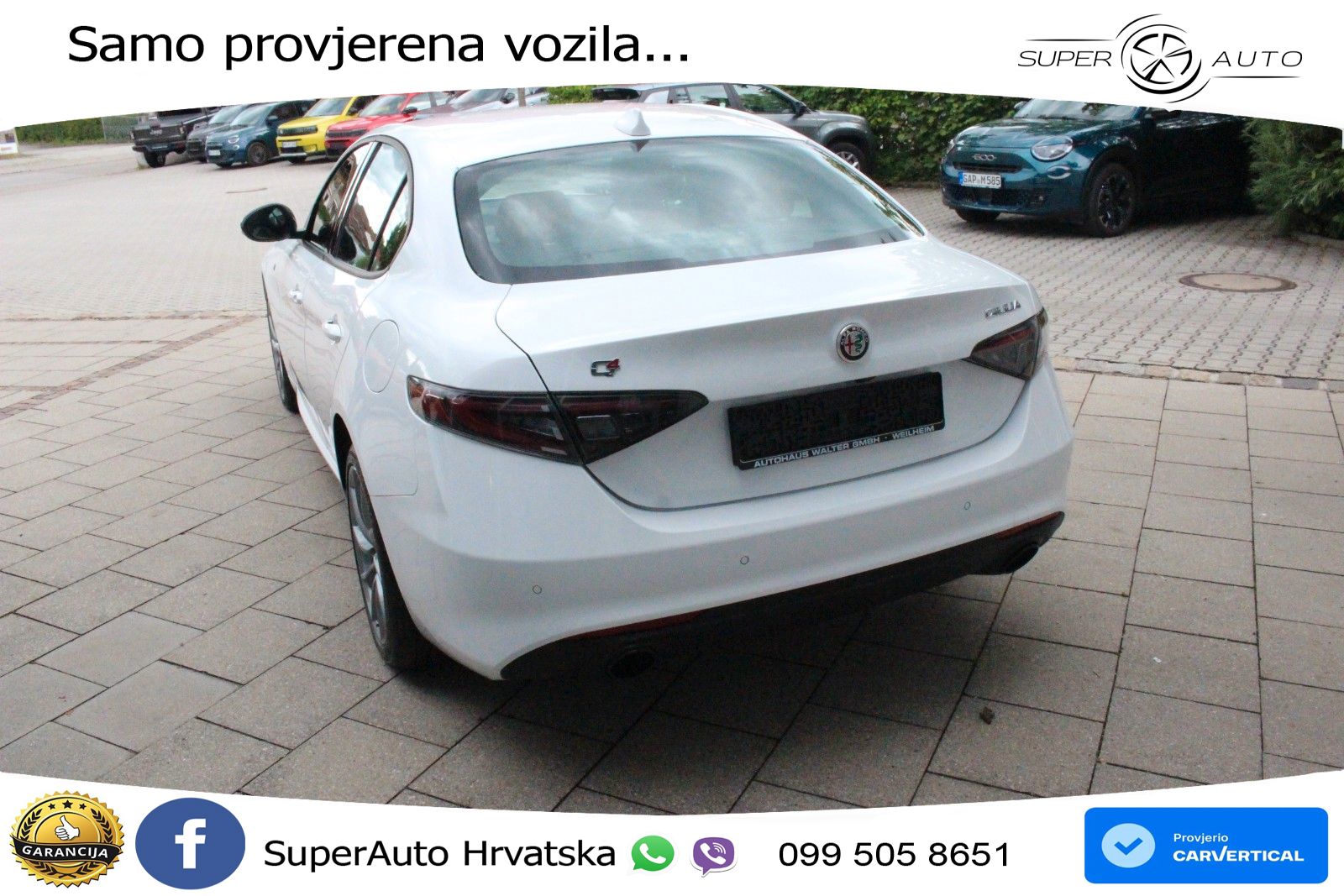 Alfa Romeo Giulia 2.0 Turbo (280 KS) Q4 Automatic LED+GR SJED+ACC