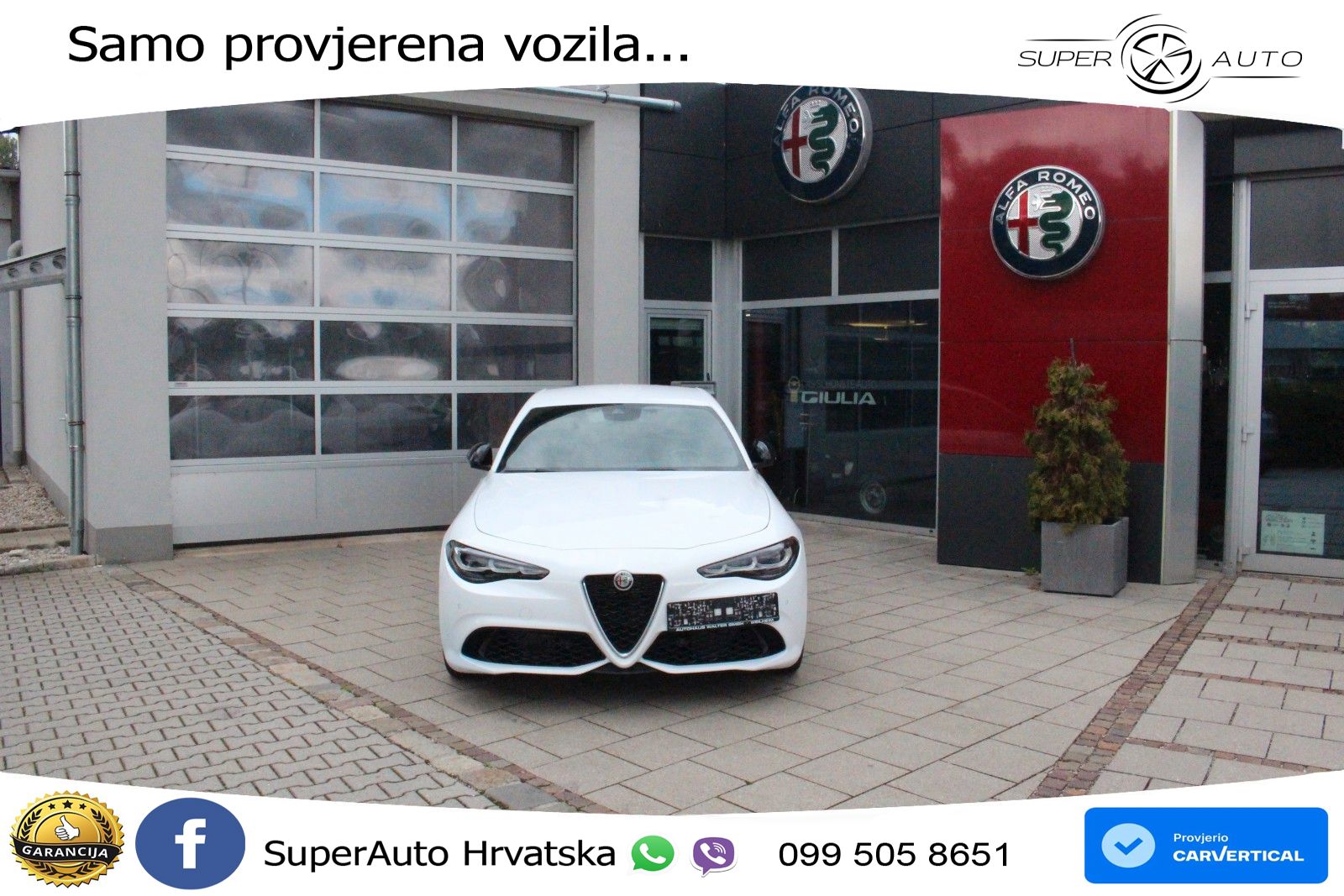 Alfa Romeo Giulia 2.0 Turbo (280 KS) Q4 Automatic LED+GR SJED+ACC