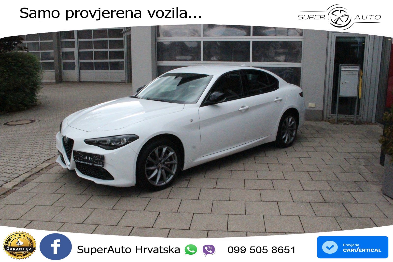 Alfa Romeo Giulia 2.0 Turbo (280 KS) Q4 Automatic LED+GR SJED+ACC